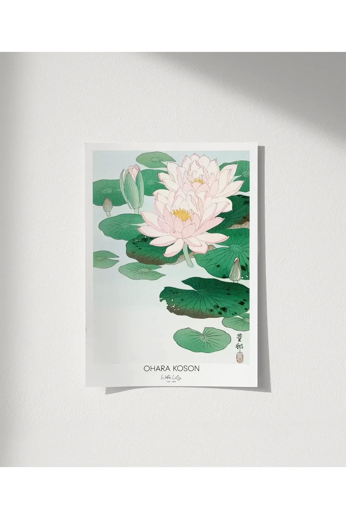 VOGLOO Çerçevesiz Poster Ohara Koson Nilüfer