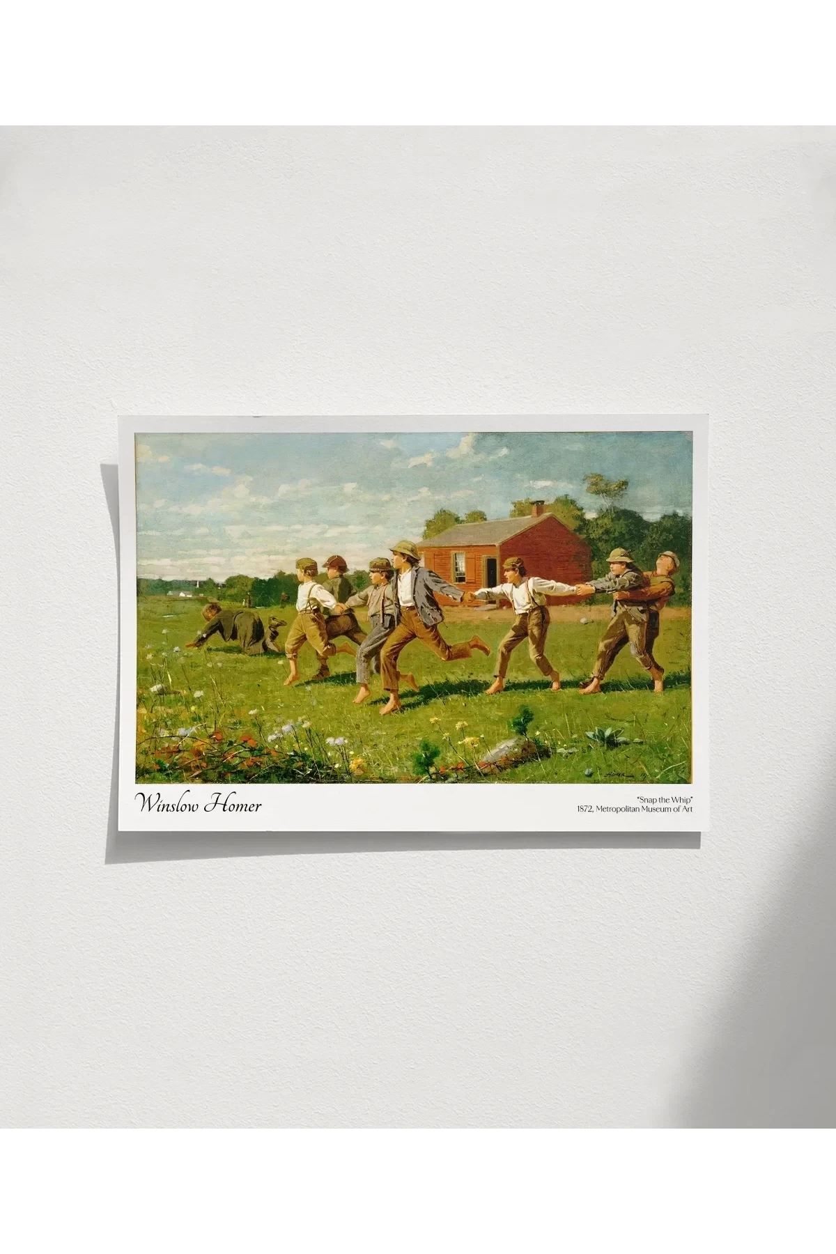 VOGLOO Çerçevesiz Poster Winslow Homer Çocuklar Merhelesi 2