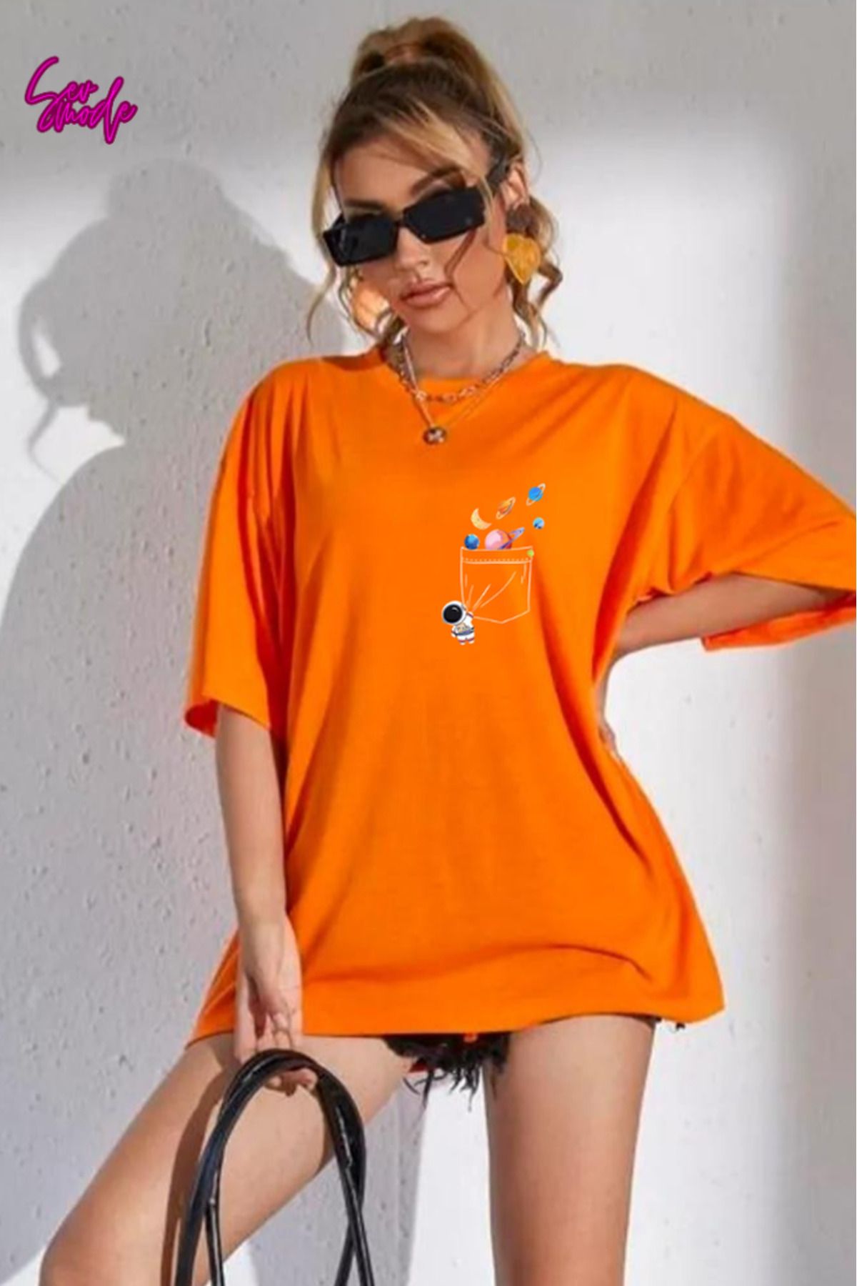 SevMode Unisex Baskılı T-shirt