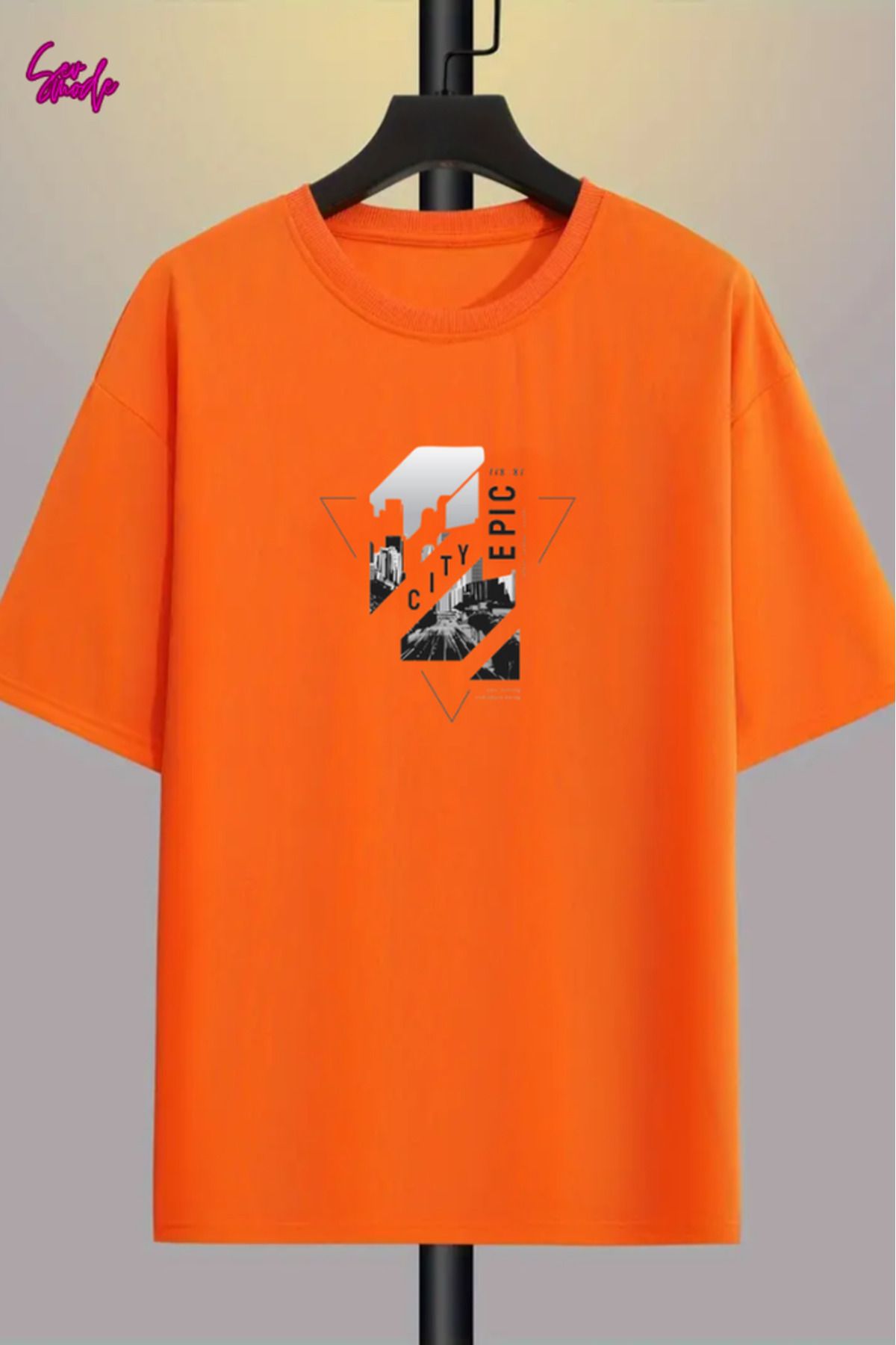 SevMode Unisex Baskılı T-shirt