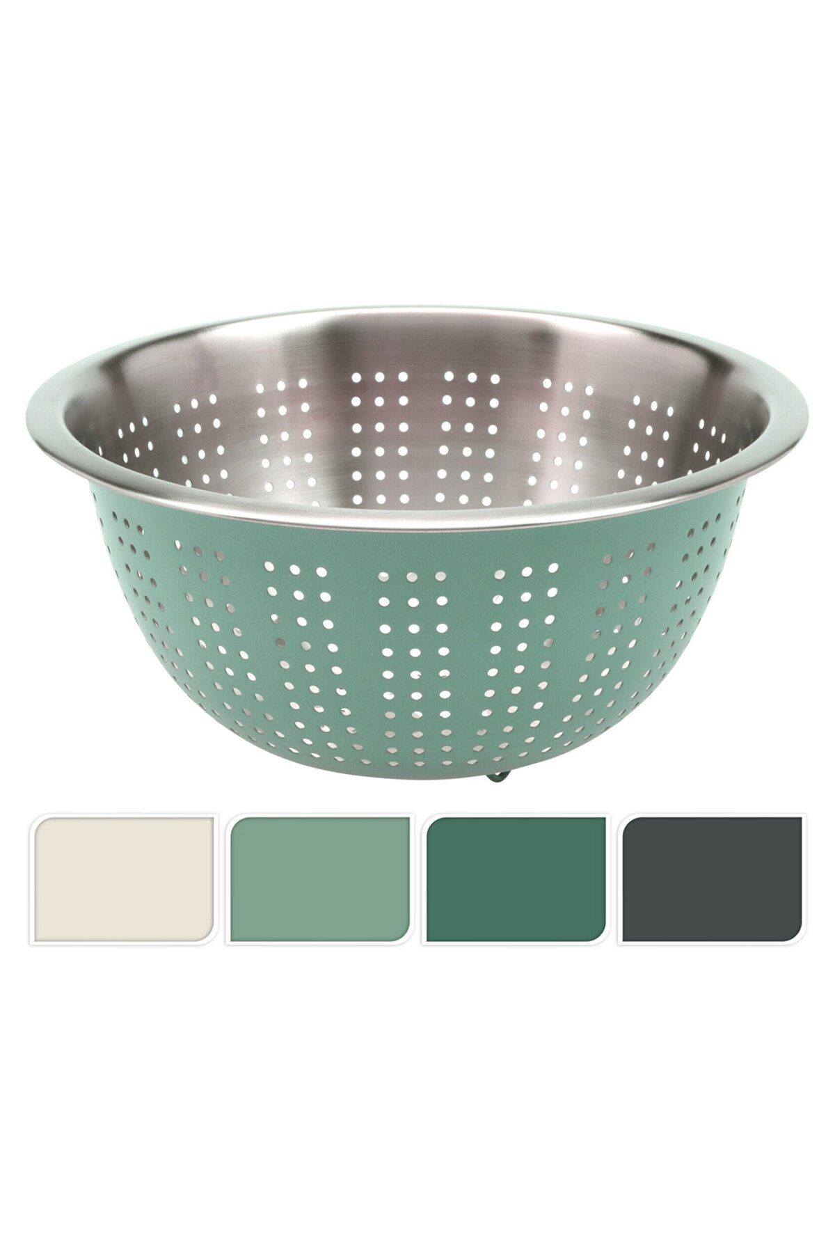Koopman Renkli Metal Süzgeç 24 Cm