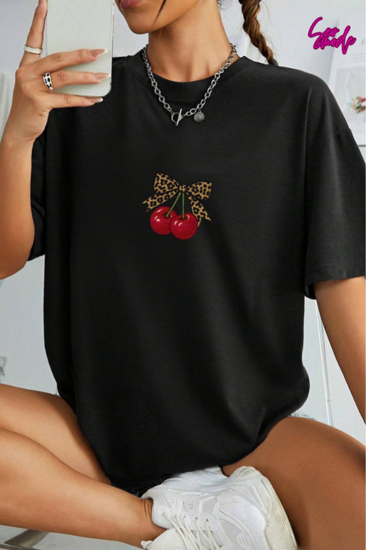 SevMode Unisex Baskılı T-shirt