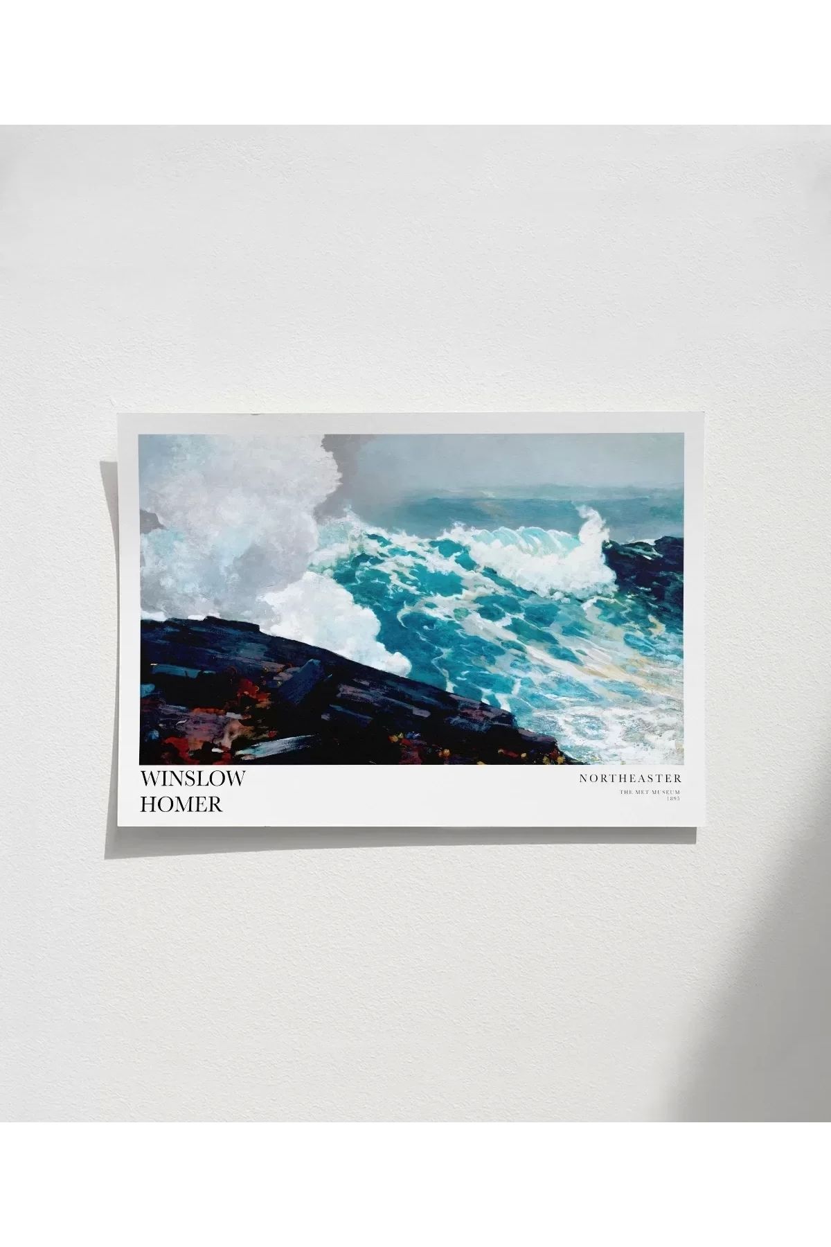 VOGLOO Çerçevesiz Poster Winslow Homer Kuzeydoğu