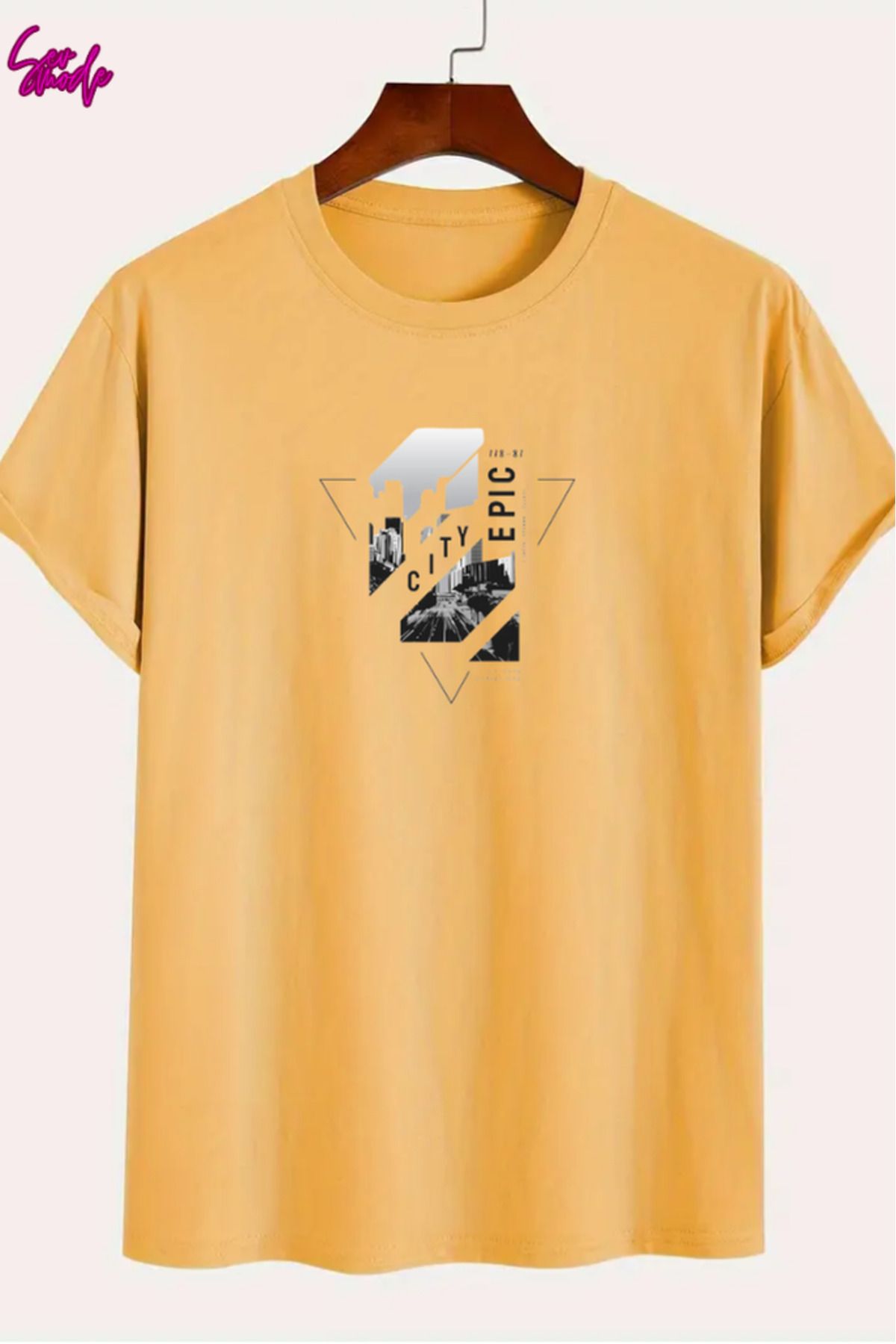 SevMode Unisex Baskılı T-shirt