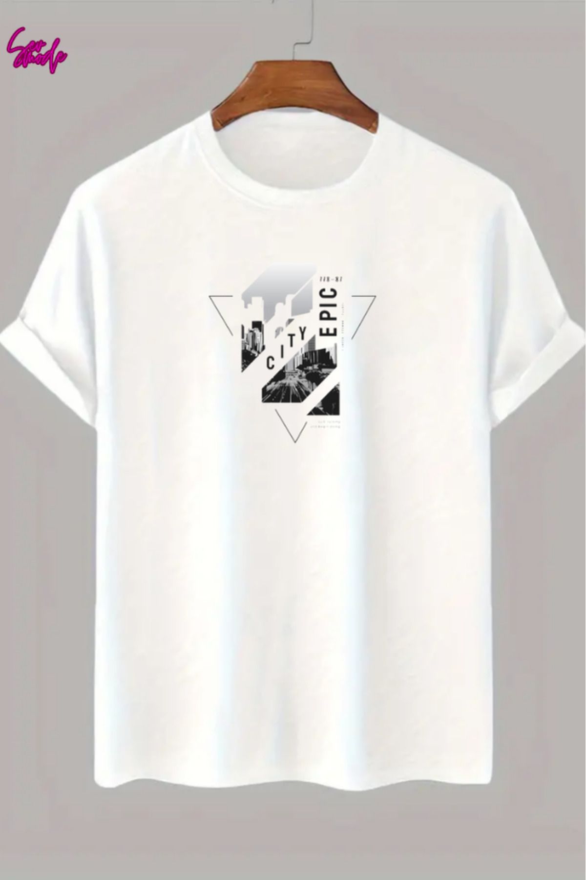 SevMode Unisex Baskılı T-shirt