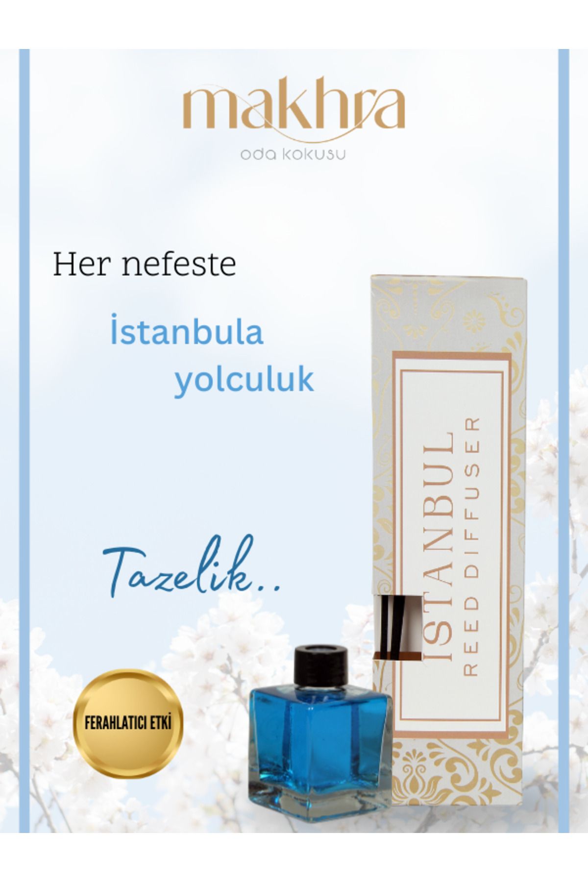 Makhra İstanbul Kokulu Bambu Oda Kokusu