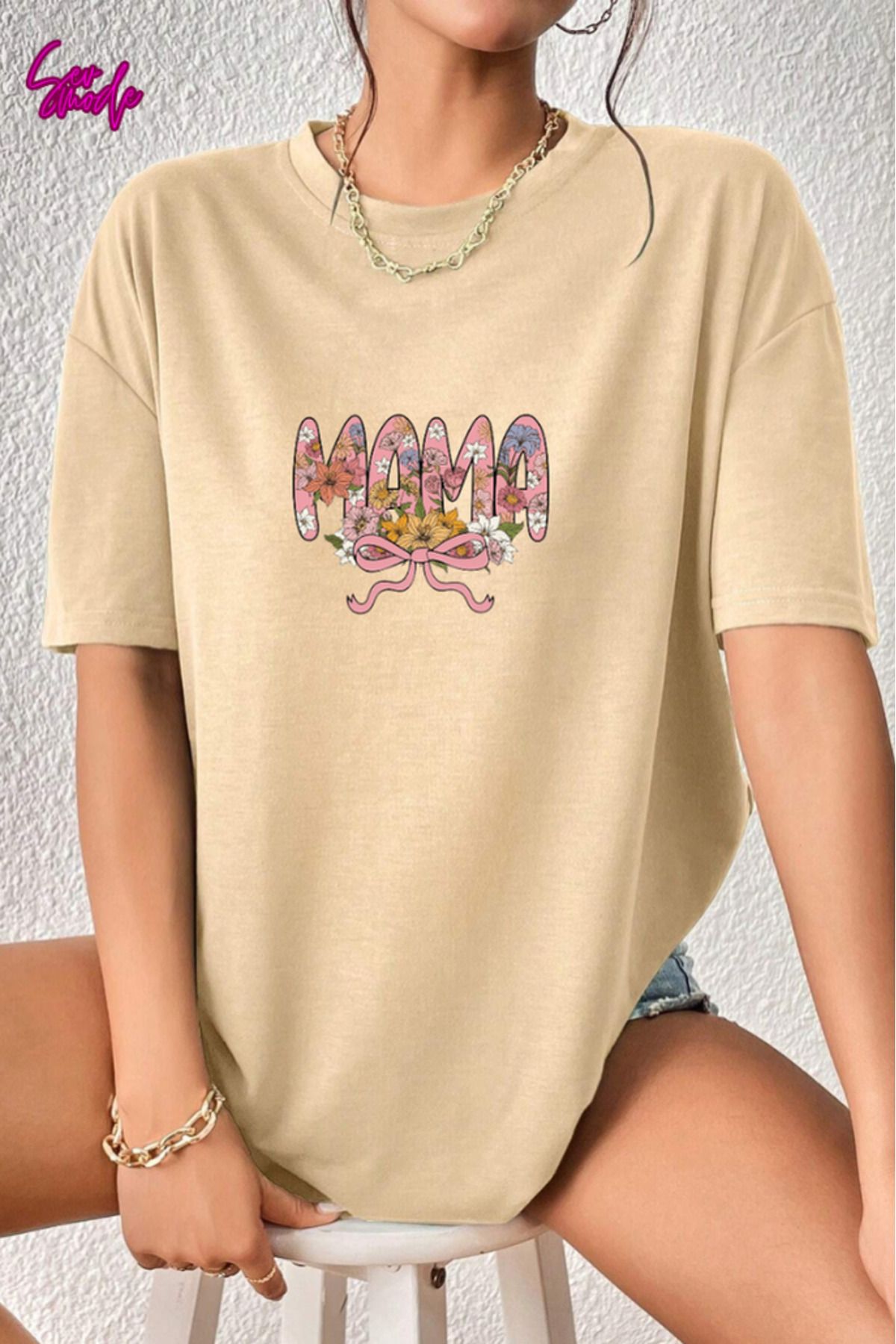 SevMode Unisex Baskılı T-shirt