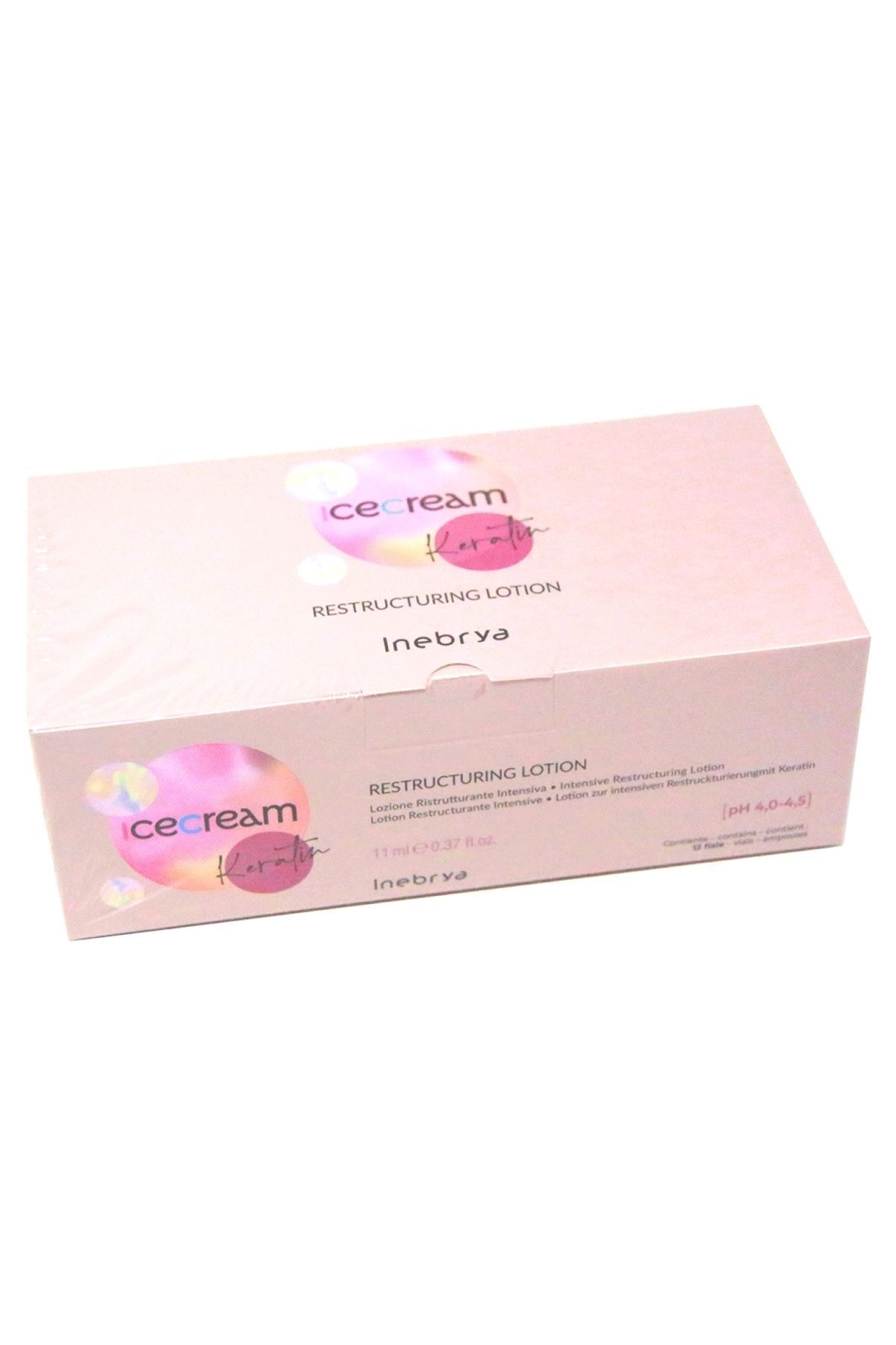 Inebrya Keratin Restructuring Kimyasal İşlem Görmüş Saçlar İçin Losyon12 x 11ml3 NOONLINEAVM42
