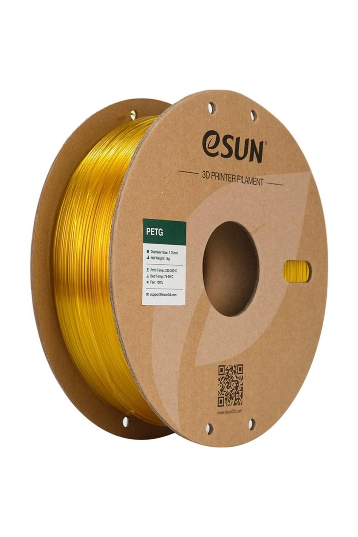 eSun Urhanshop Esun Petg Filament Yarı Saydam Sarı 1,75mm 1Kg