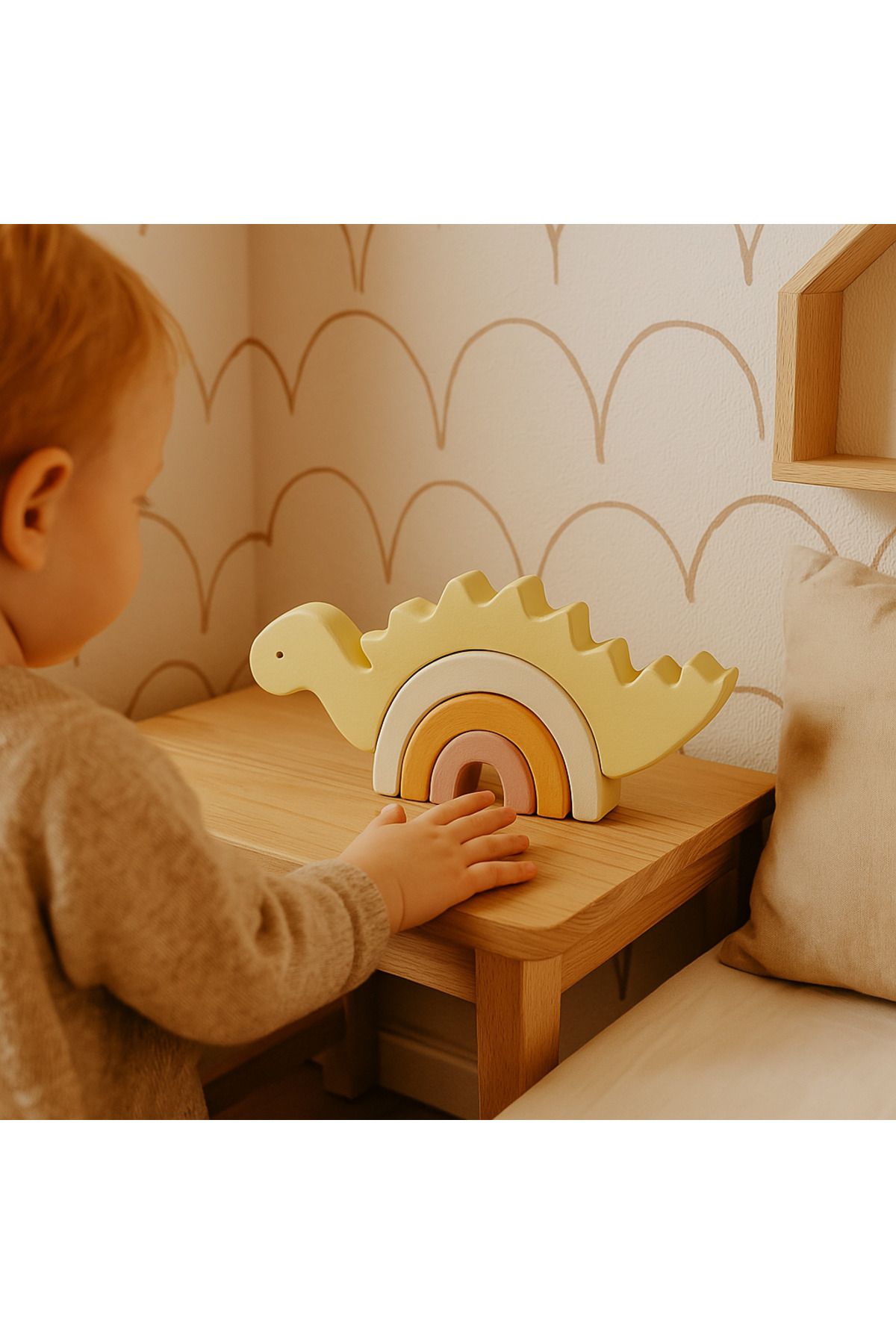 çınar shopping world Ahşap Dinozor