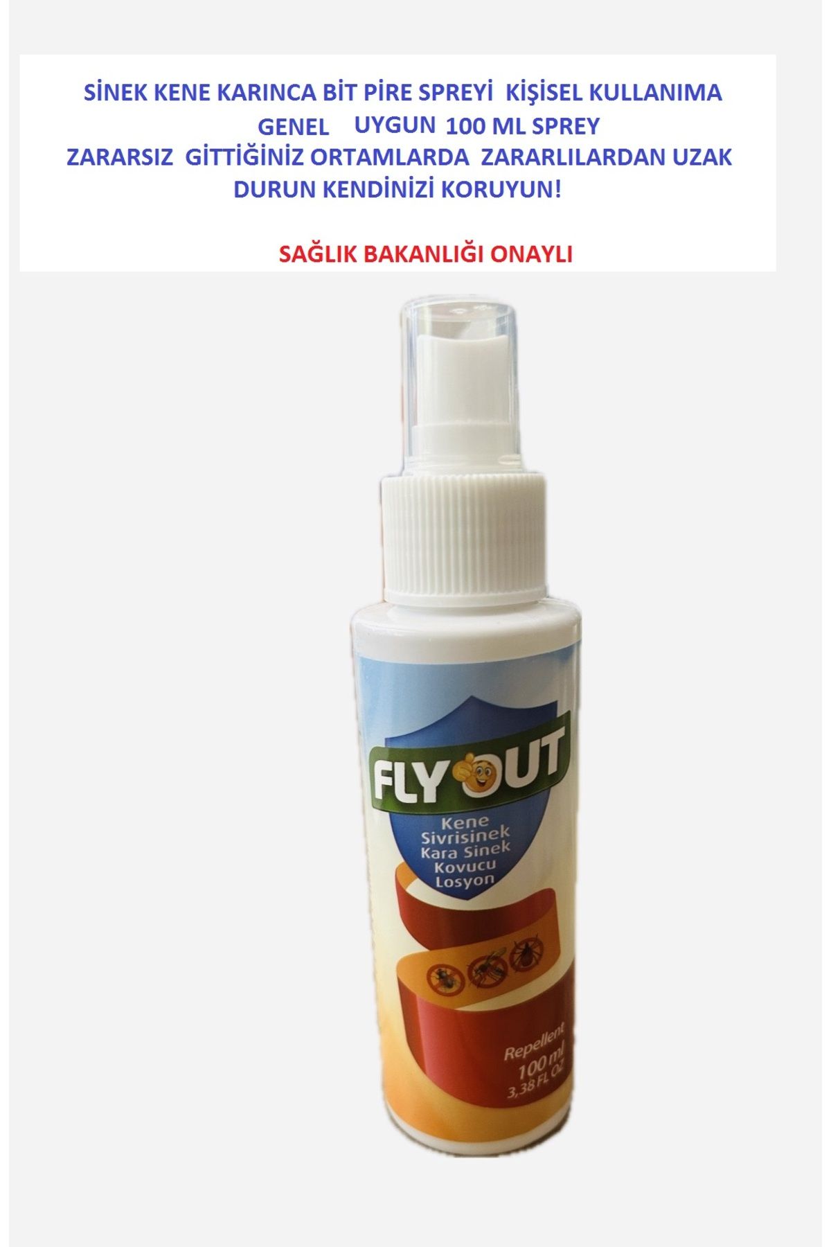 ARTI İLAÇLAMA Haşere Böcek Karınca Bit Pire Kene İlacı 100ml Sprey