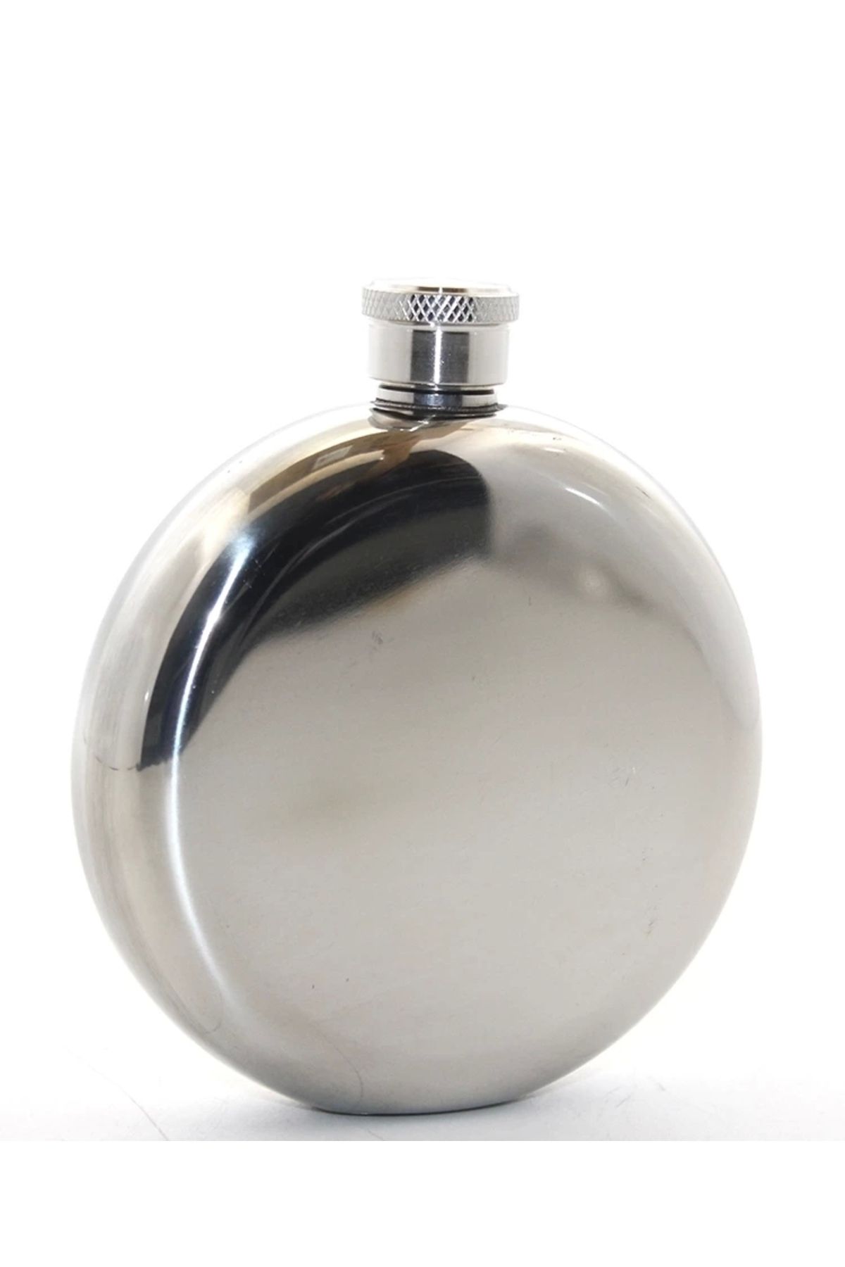 PRATİKOBA Paslanmaz Çelik Yuvarlak 5 Oz Tekli Matara Alk2676