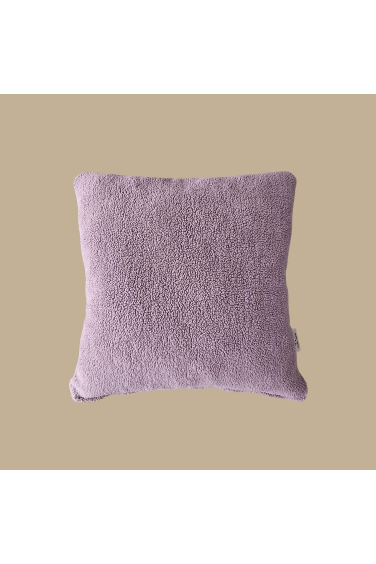 Comfy Sloth Beyaz Teddy Kırlent Kılıfı - TEDORA