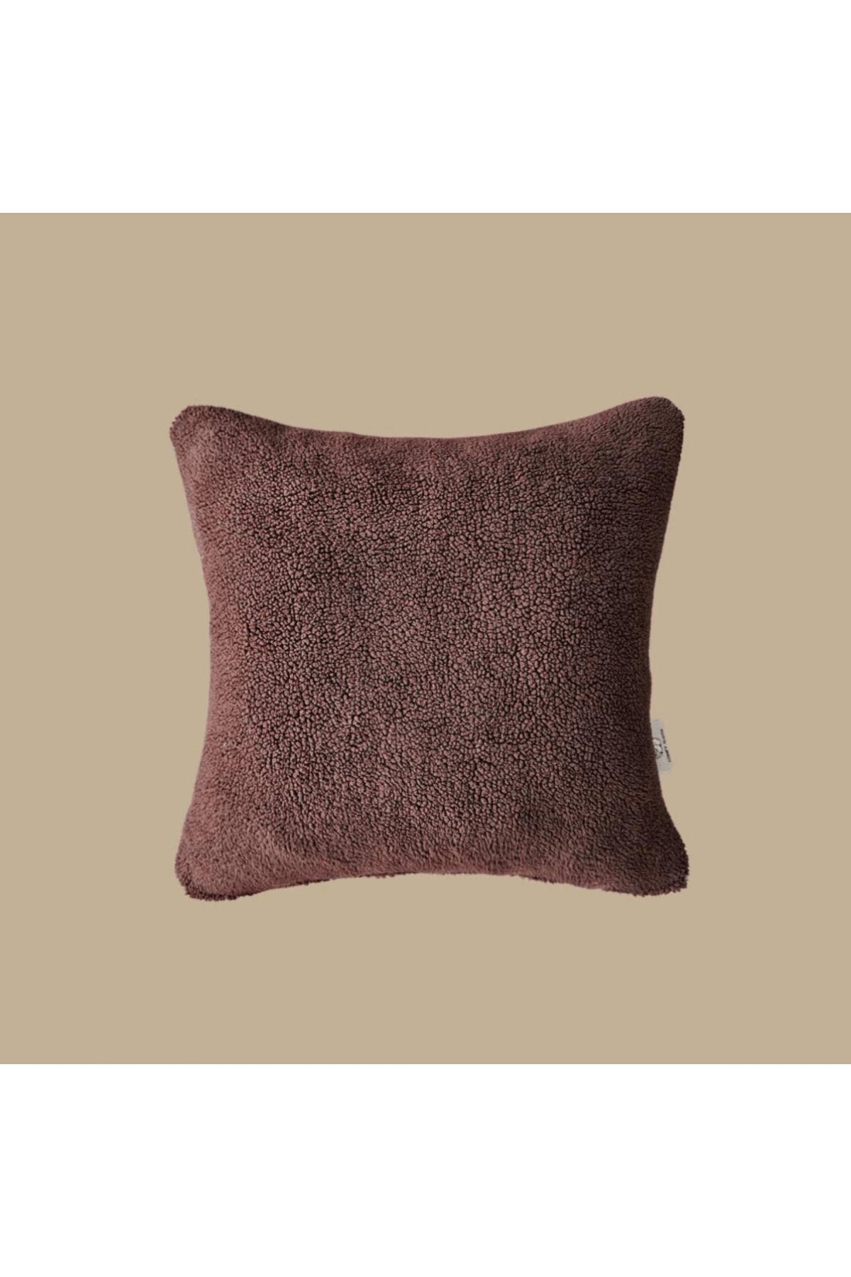 Comfy Sloth Beyaz Teddy Kırlent Kılıfı - TEDORA