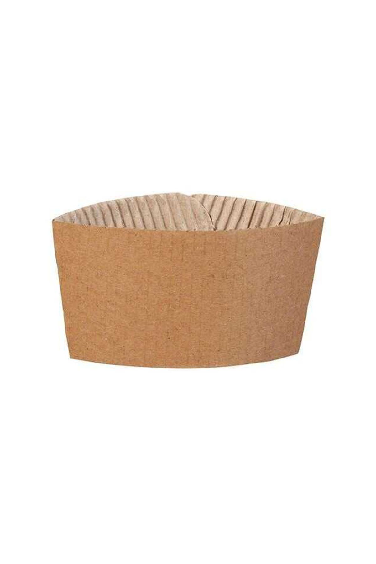 GİZPAK 8oz - 9oz - 12oz Kraft Karton Bardak Kılıfı - 100 adet
