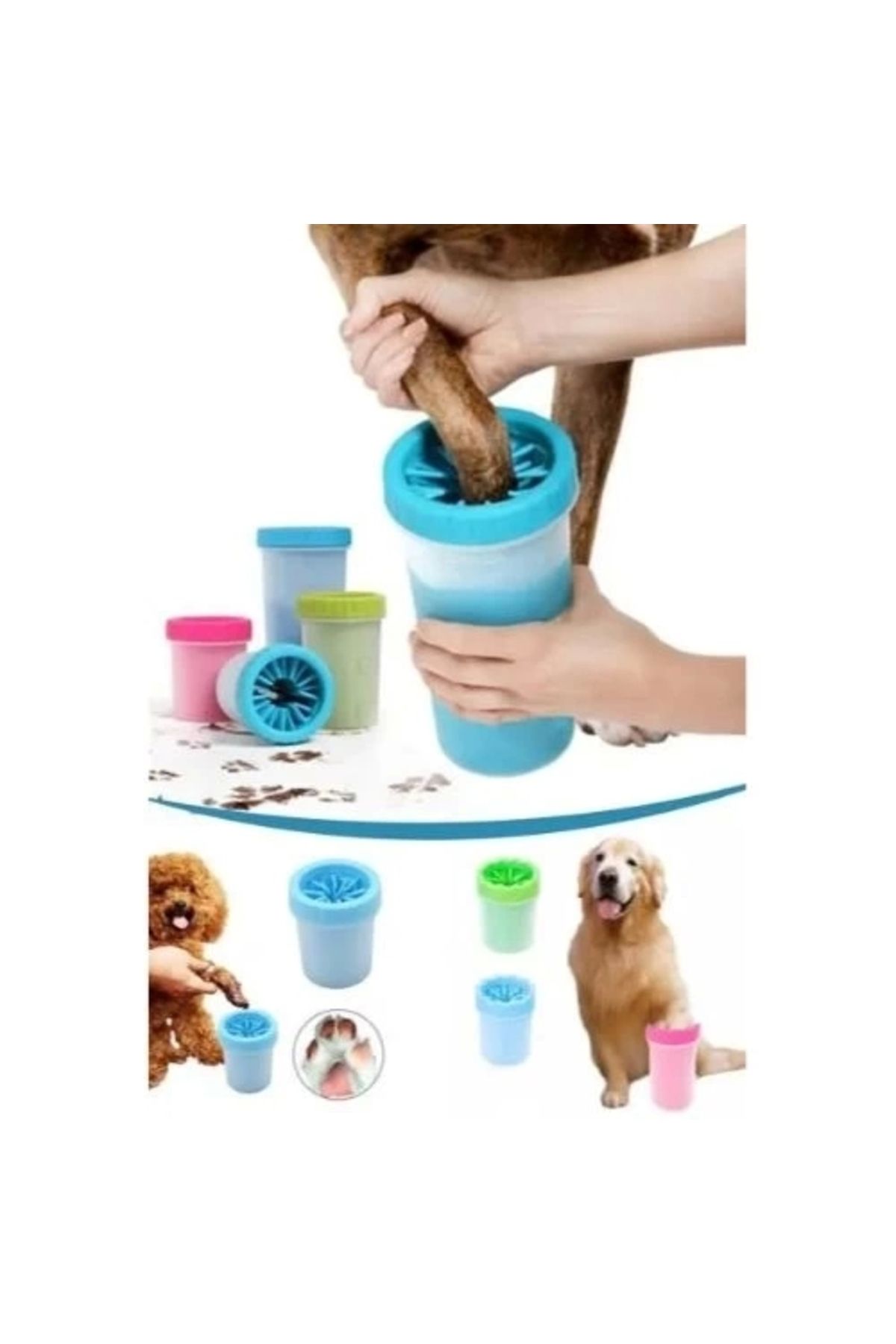 PRATİKOBA Soft Gentle Köpek Pati Yıkama Aparatı