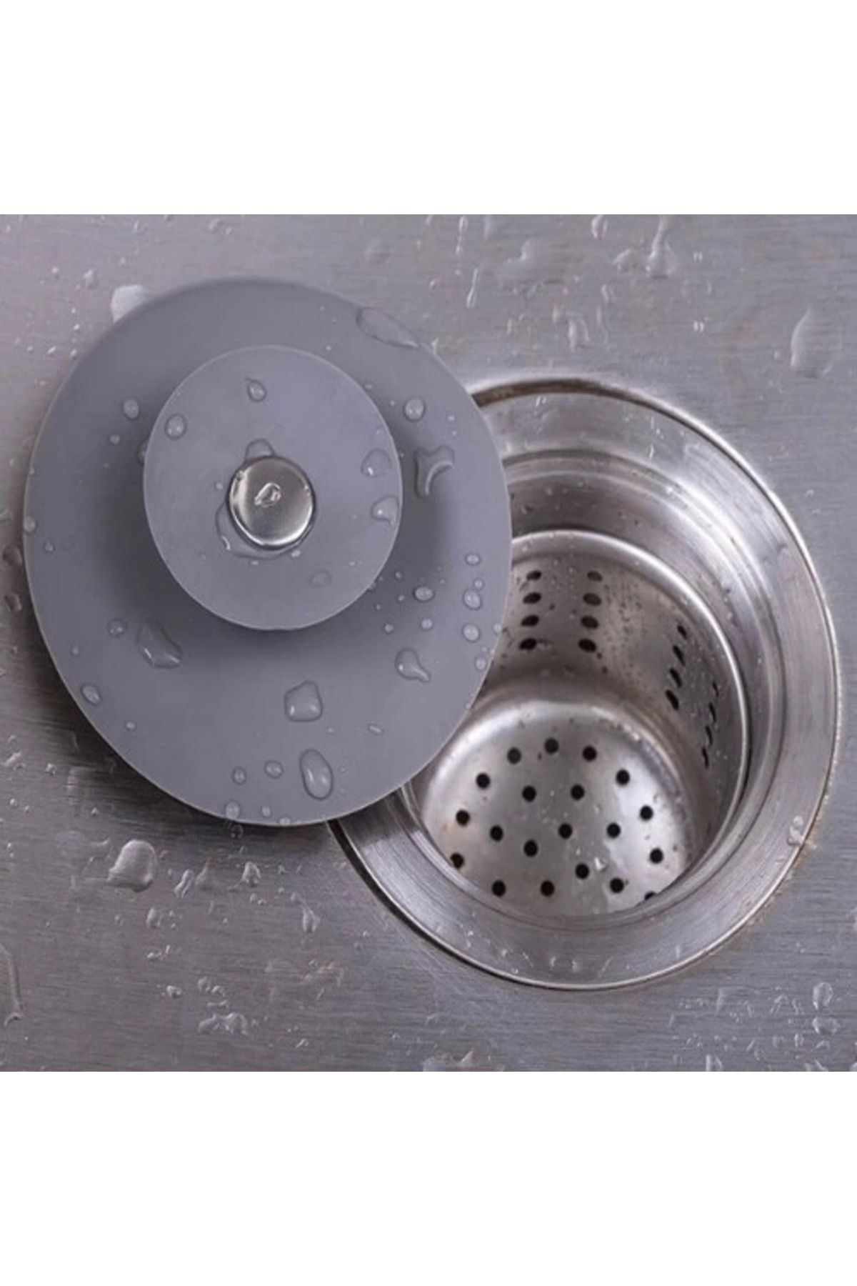 PRATİKOBA Lavabo Küvet Tıkacı