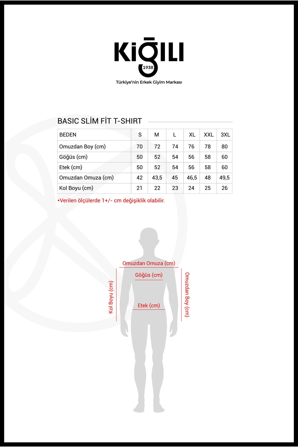 Kiğılı-Single Jersey Cotton Slim Fit Crew Neck T-Shirt 4
