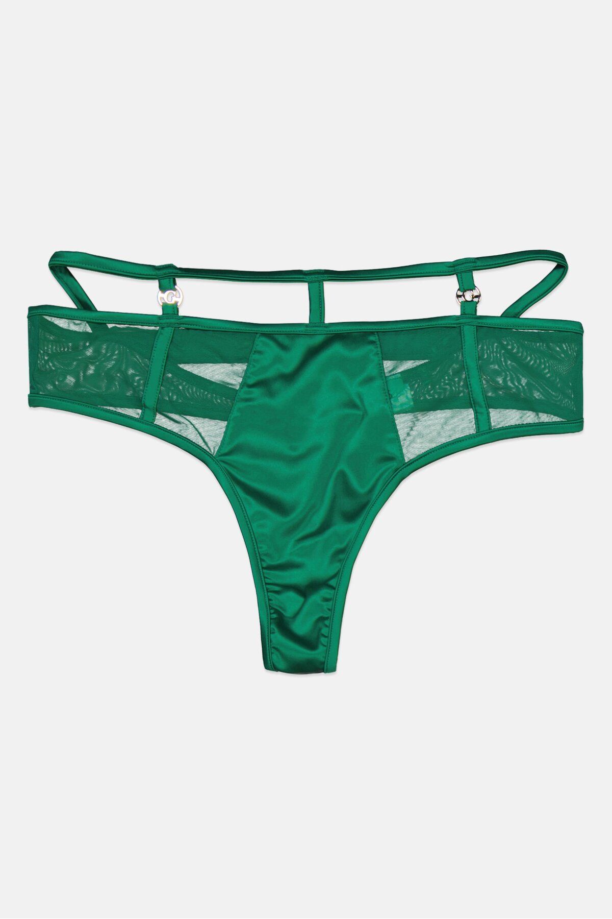 Guess-Women Plain Pull On Panties, Green 1