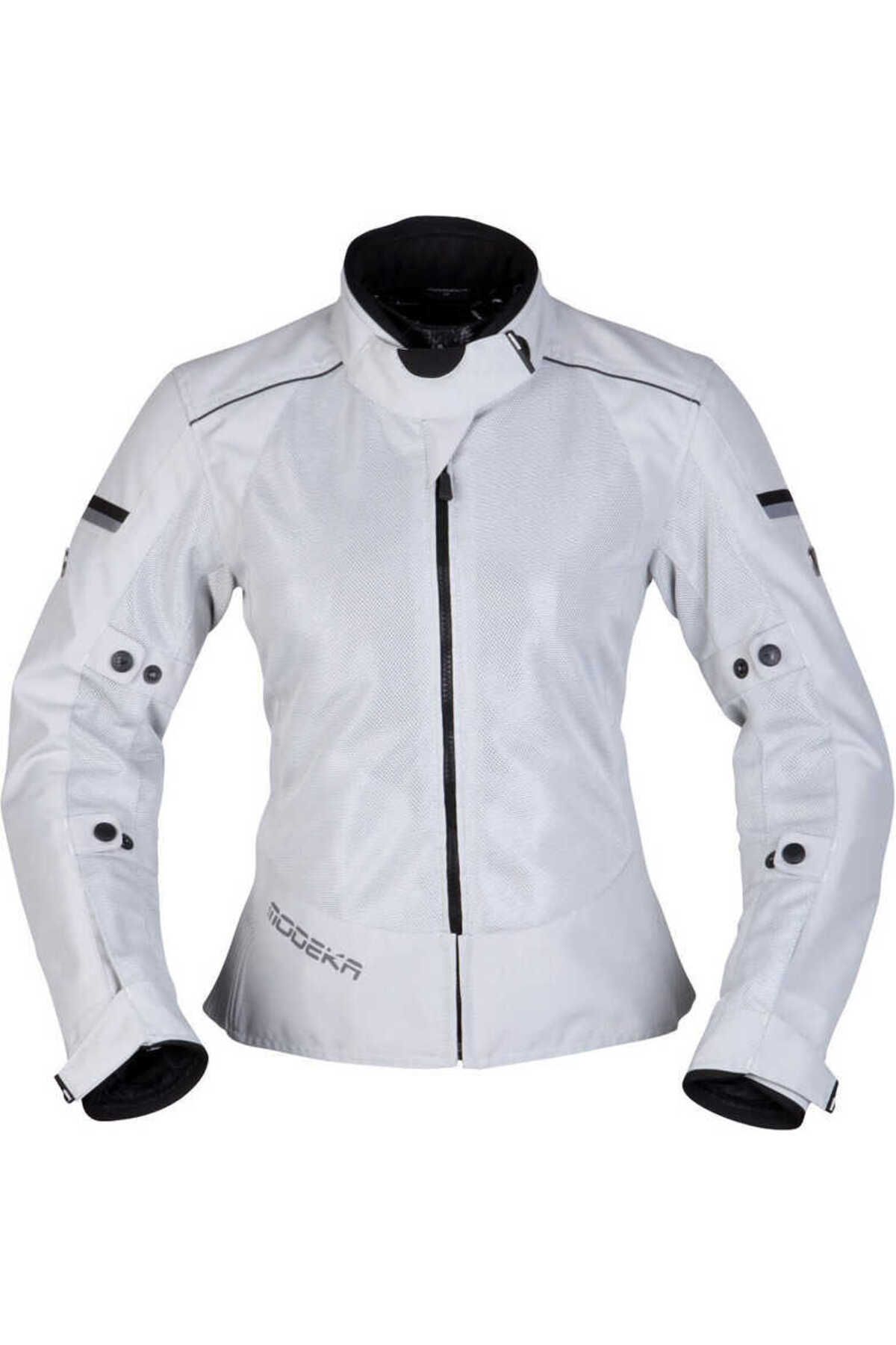 Modeka VEO AIR LADY YAZLIK KADIN CEKET AÇIK GRİ