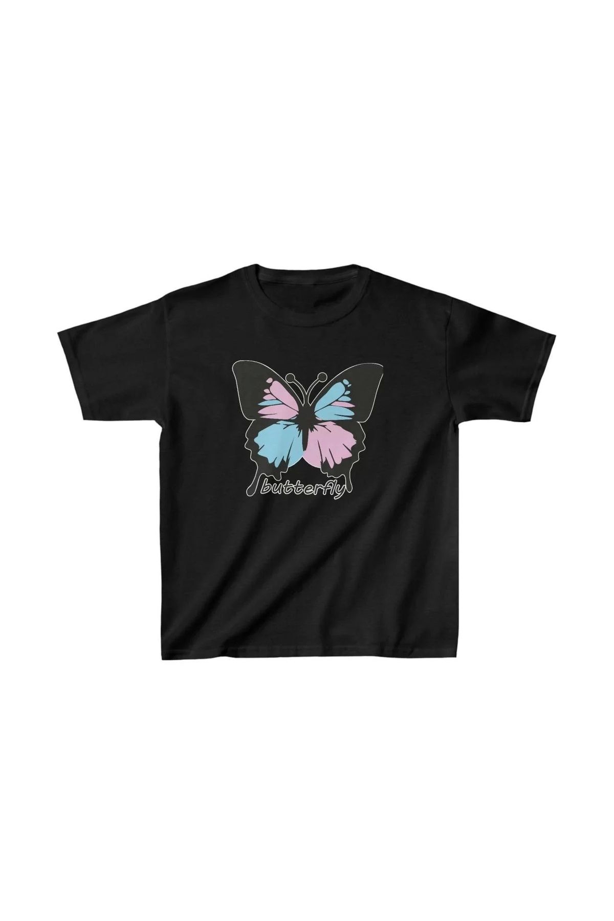 luz&pos Çocuk Unisex Baskılı T-Shirt - Siyah