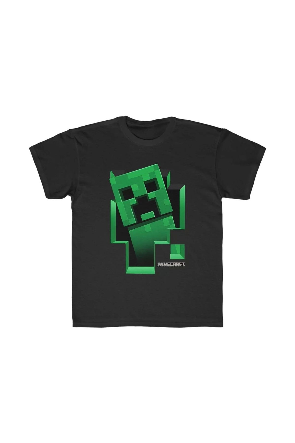 luz&pos Çocuk Unisex Baskılı T-Shirt - Siyah