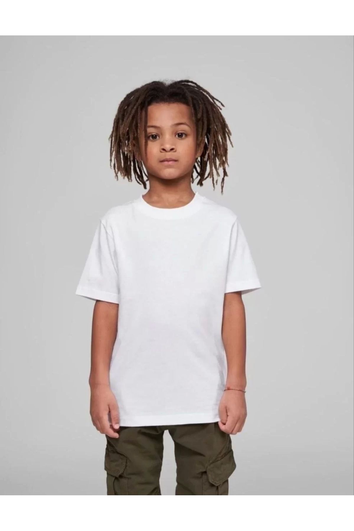 luz&pos Çocuk Unisex Basic T-Shirt - Beyaz