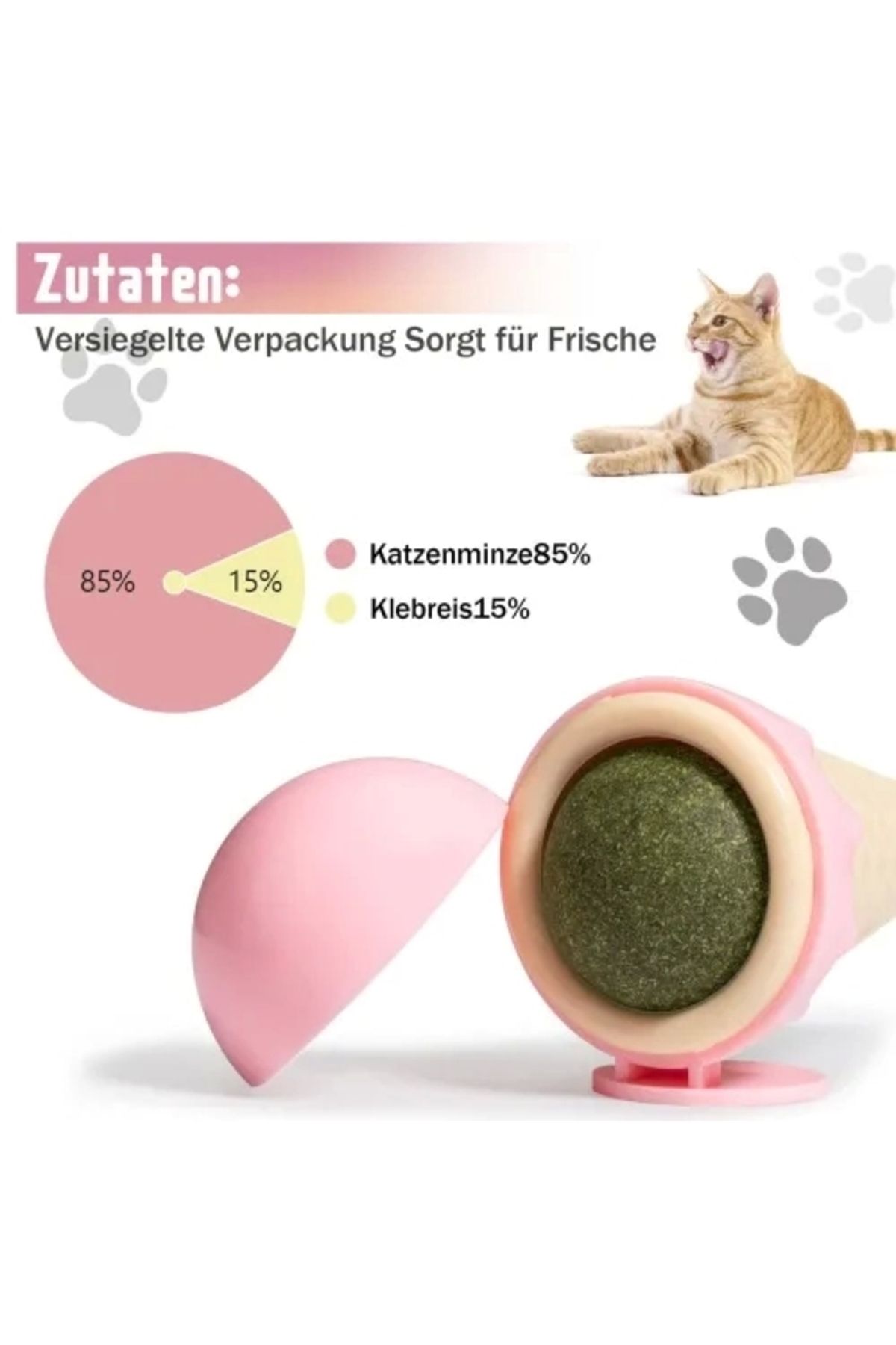 PRATİKOBA Dondurma Şeklinde Kedi Otu Nanesi
