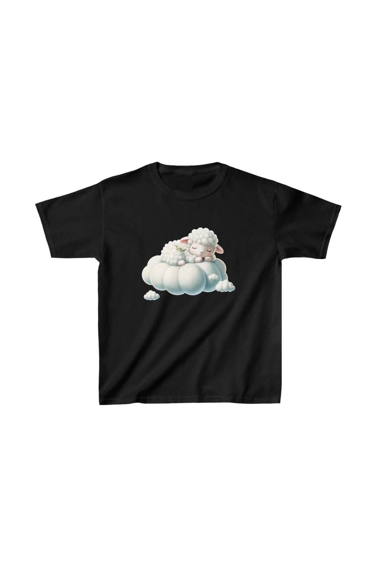luz&pos Unisex Çocuk Baskılı T-Shirt - Siyah