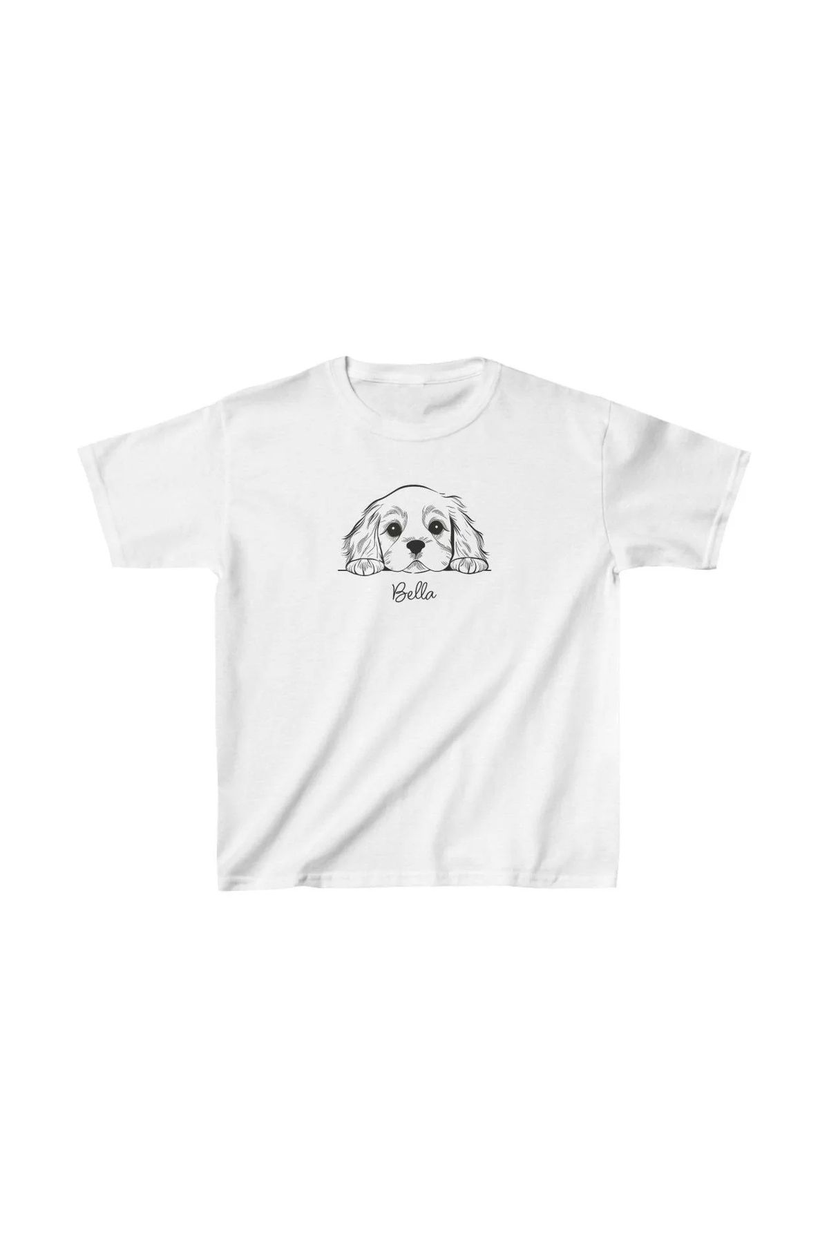 luz&pos Unisex Çocuk Baskılı T-Shirt - Beyaz