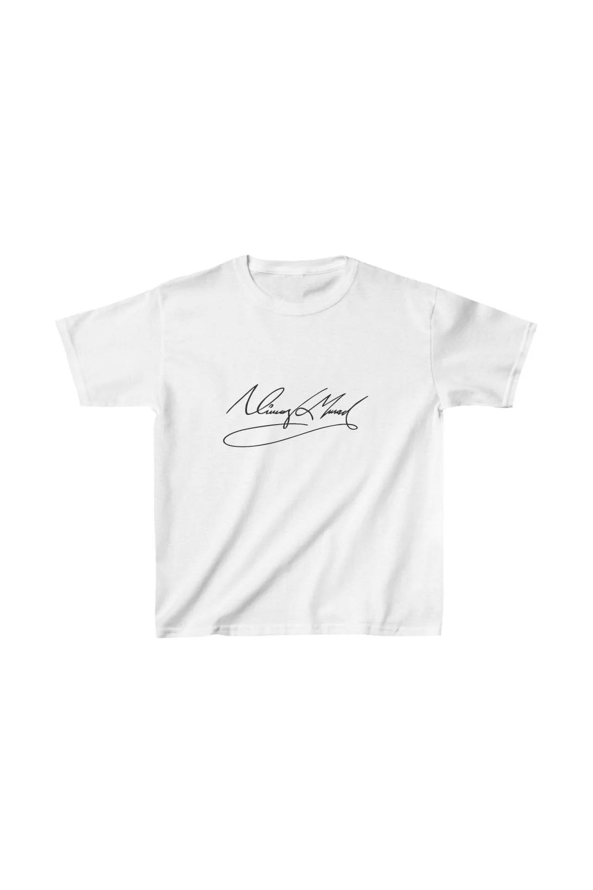 luz&pos Unisex Çocuk Baskılı T-Shirt - Beyaz