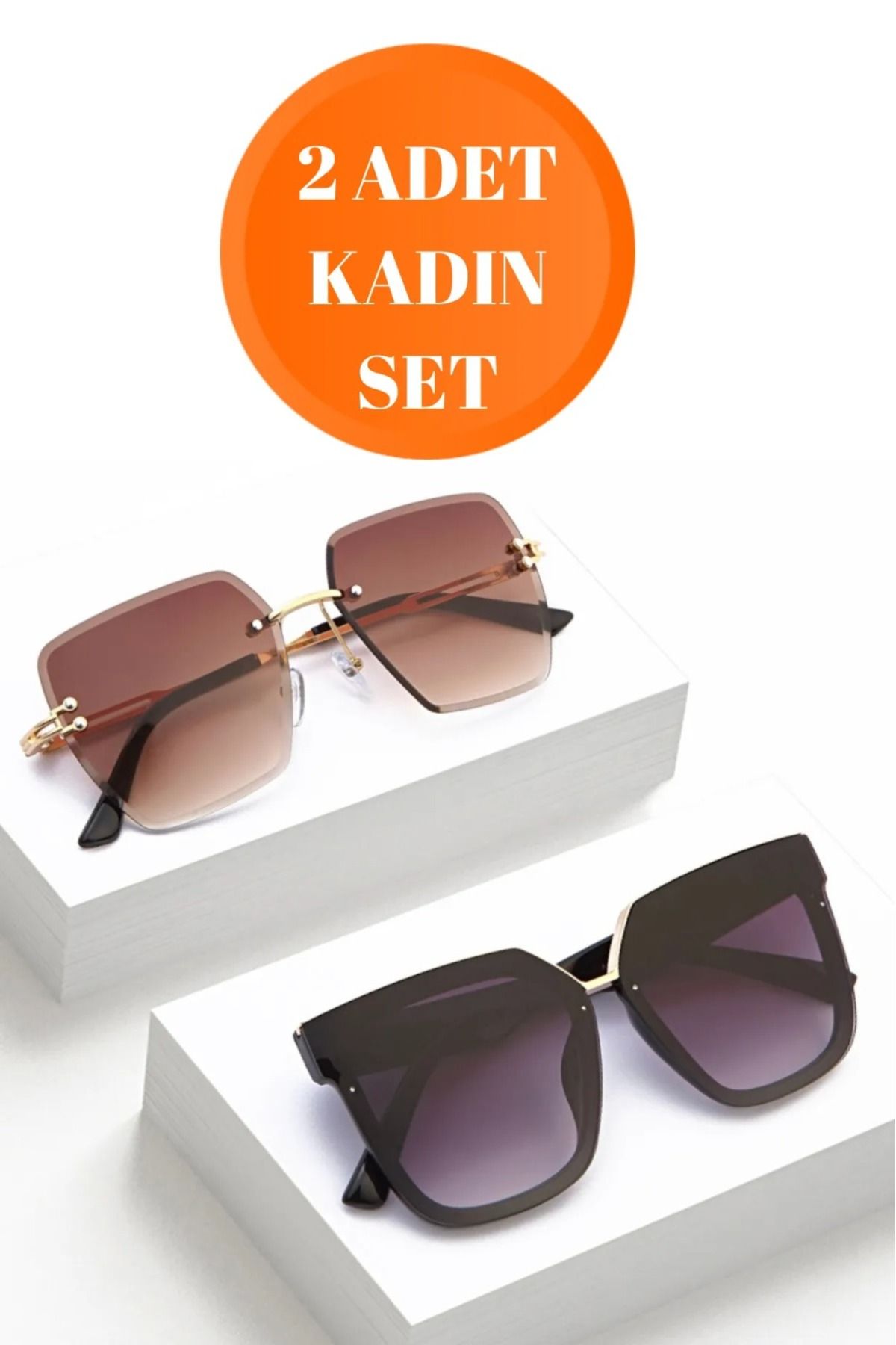 Nilu Moda 2'Lİ FIRSAT SETİ KADIN GÜNEŞ GÖZLÜĞÜ