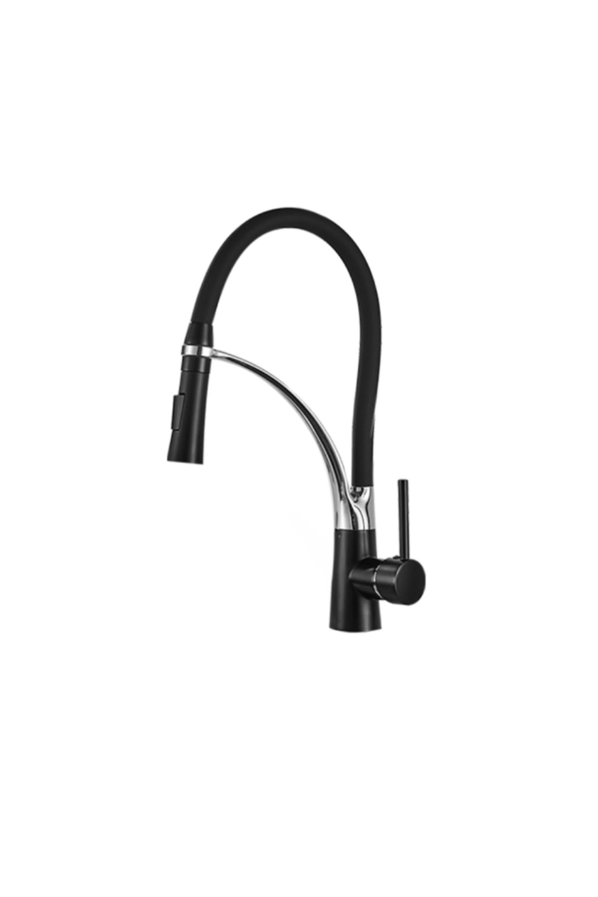 Blackswan Design Baterie Chiuveta Bucatarie, Blackswan, Tip M59, Model Negru/ Crom, Dimensiune 43 Cm - One Size