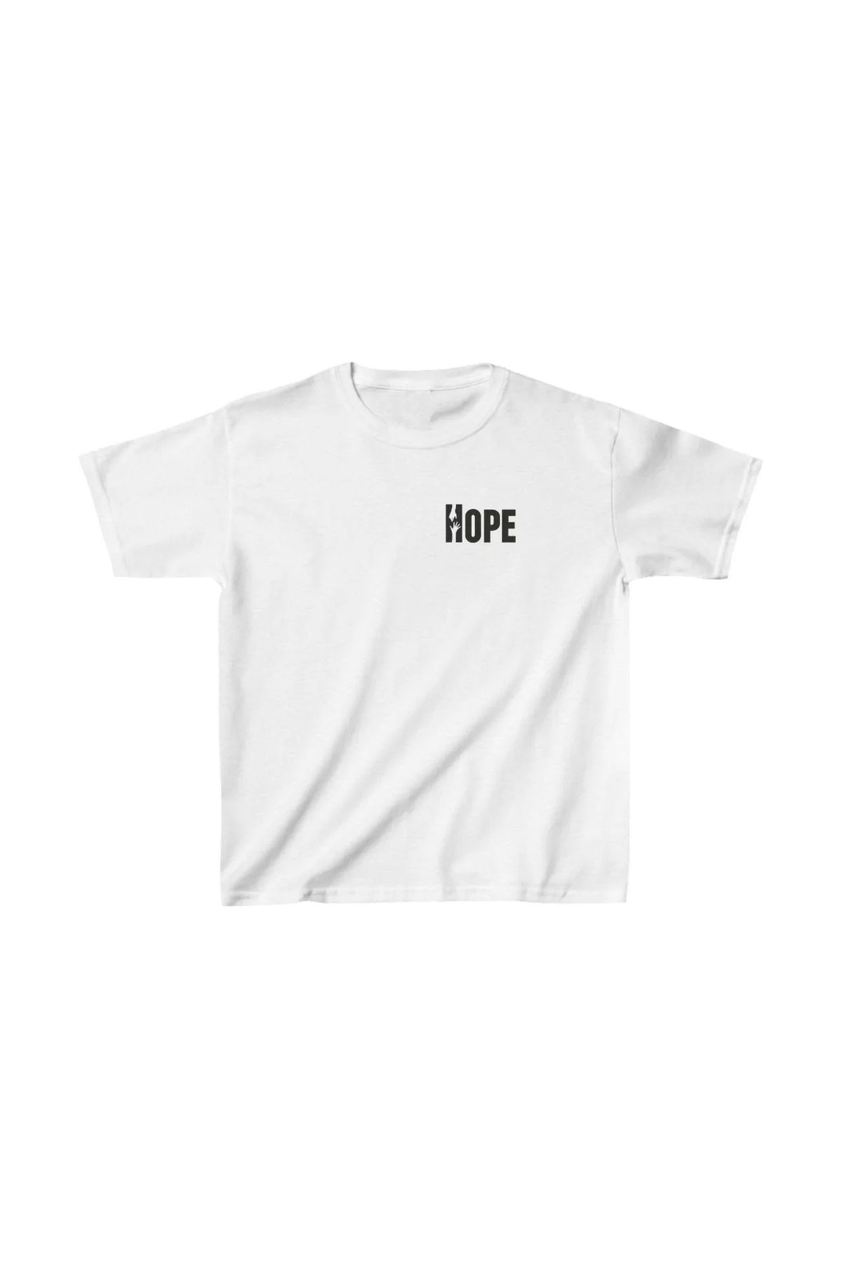luz&pos Unisex Çocuk Baskılı T-Shirt - Beyaz