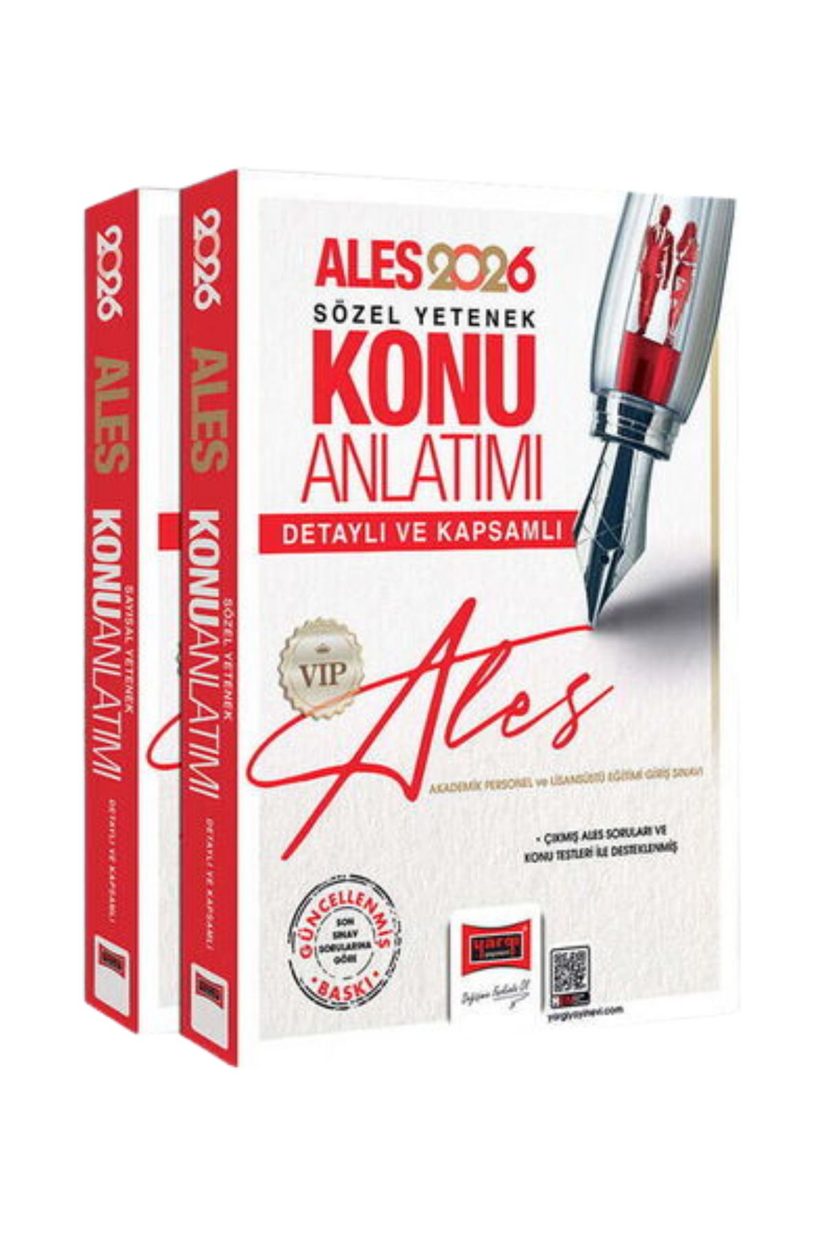 Yargı Yayınları 2026 ALES VIP Sayısal-Sözel Yetenek Detaylı ve Kapsamlı Konu Anlatımı-2 Cilt-YEP YENİ