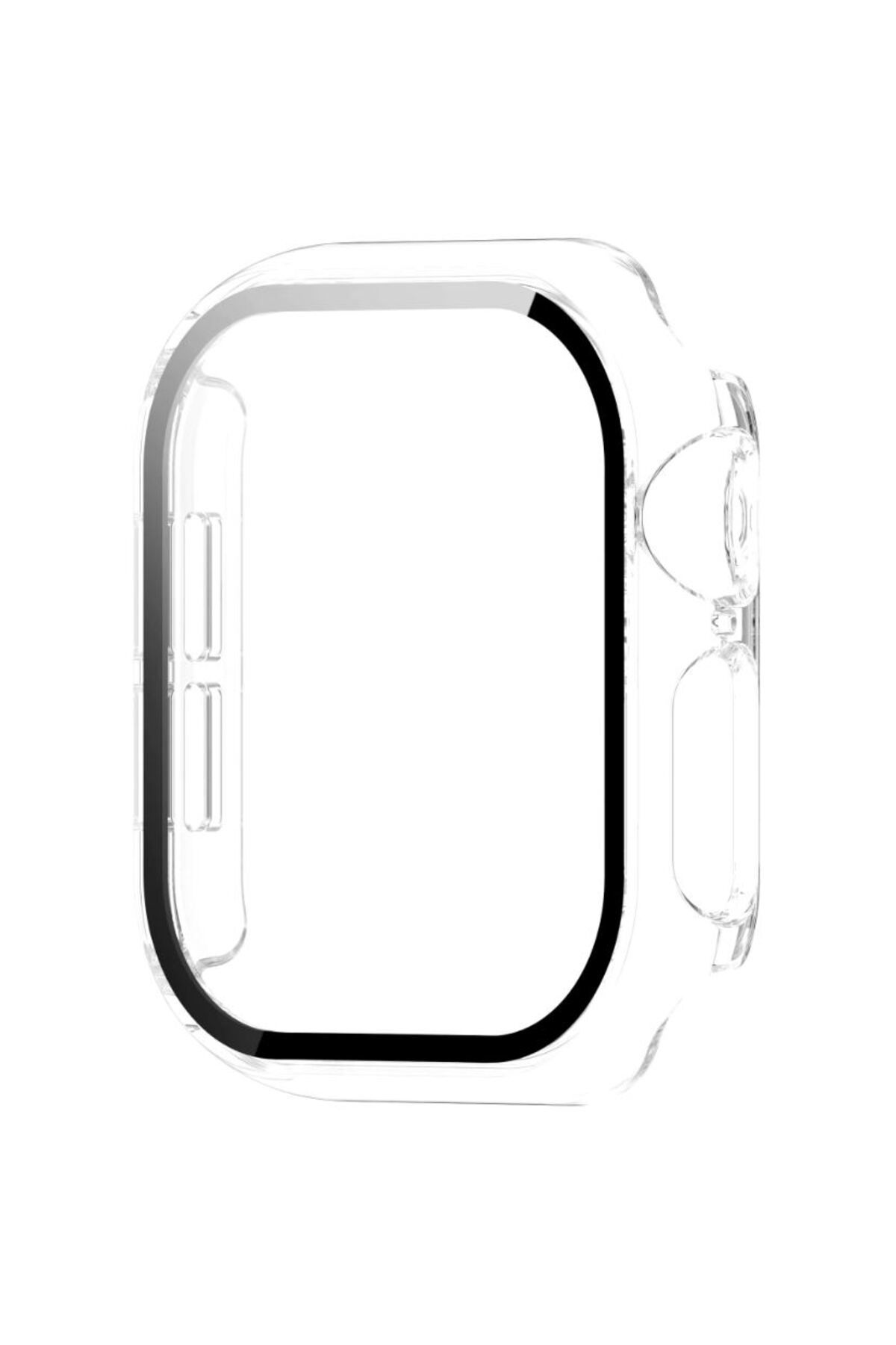 REDz Accessories Carcasă Cu Capac Din Sticlă, Protecție Mată, Pentru Ceasul Seria 10 - Ceas Seria 10 De 46 Mm - One Size