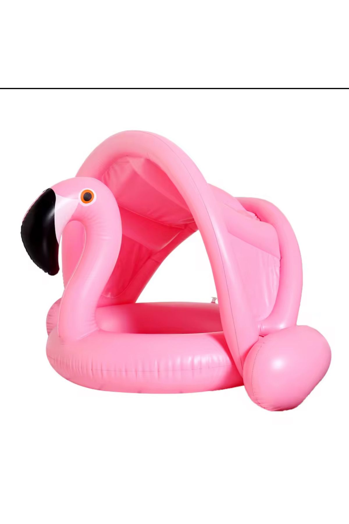 GRSTOYS FLAMİNGO ŞEKİLLİ, GÜNEŞ KORUMALI ,DENİZ VE HAVUZ BEBEK YÜZME SİMİDİ