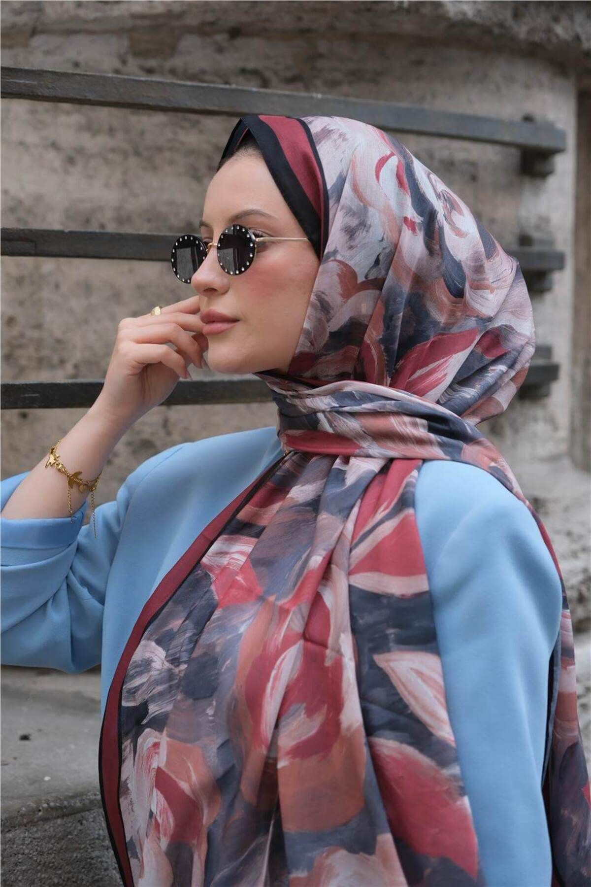 Baştacı BAŞTACI SOFT BATİK 0343 SİYAH ŞAL