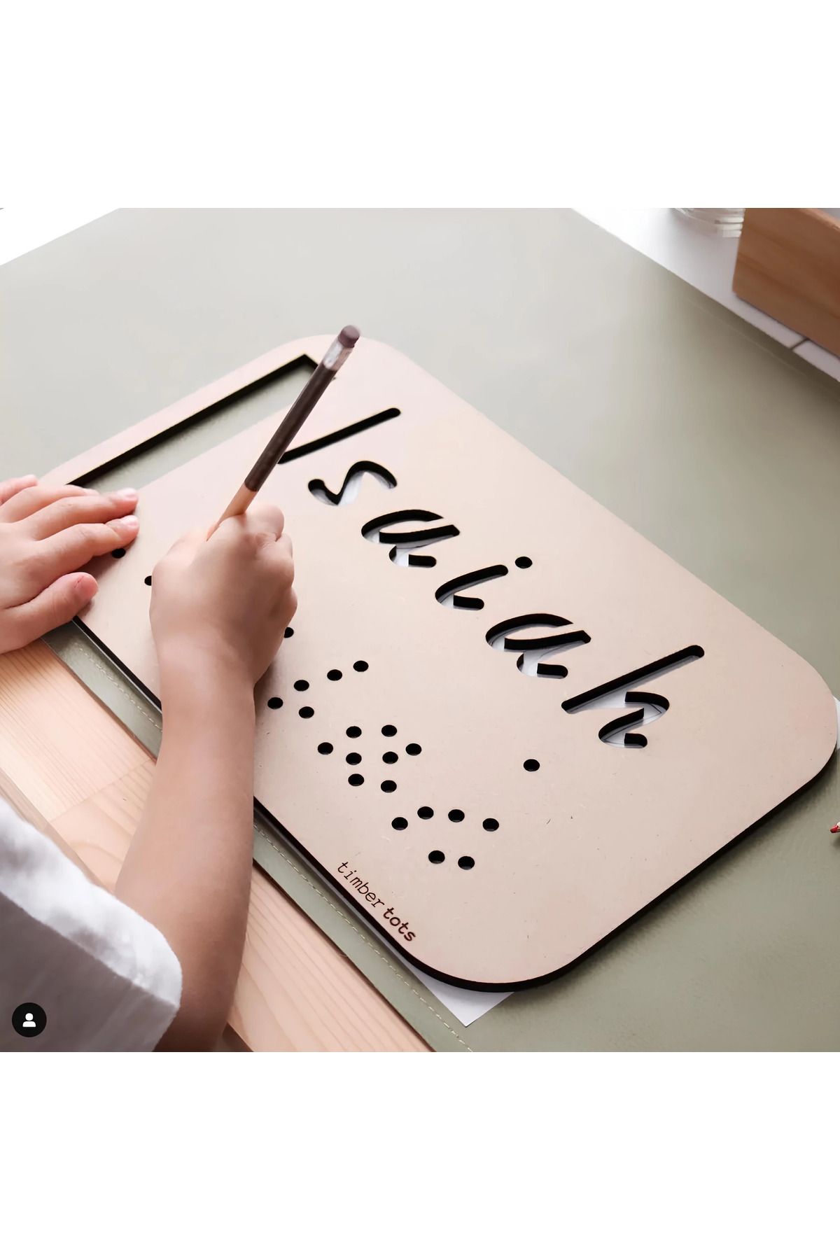 STEMXR Montessori Kendi İsmini Yazma Eğitim Seti✨🖍️