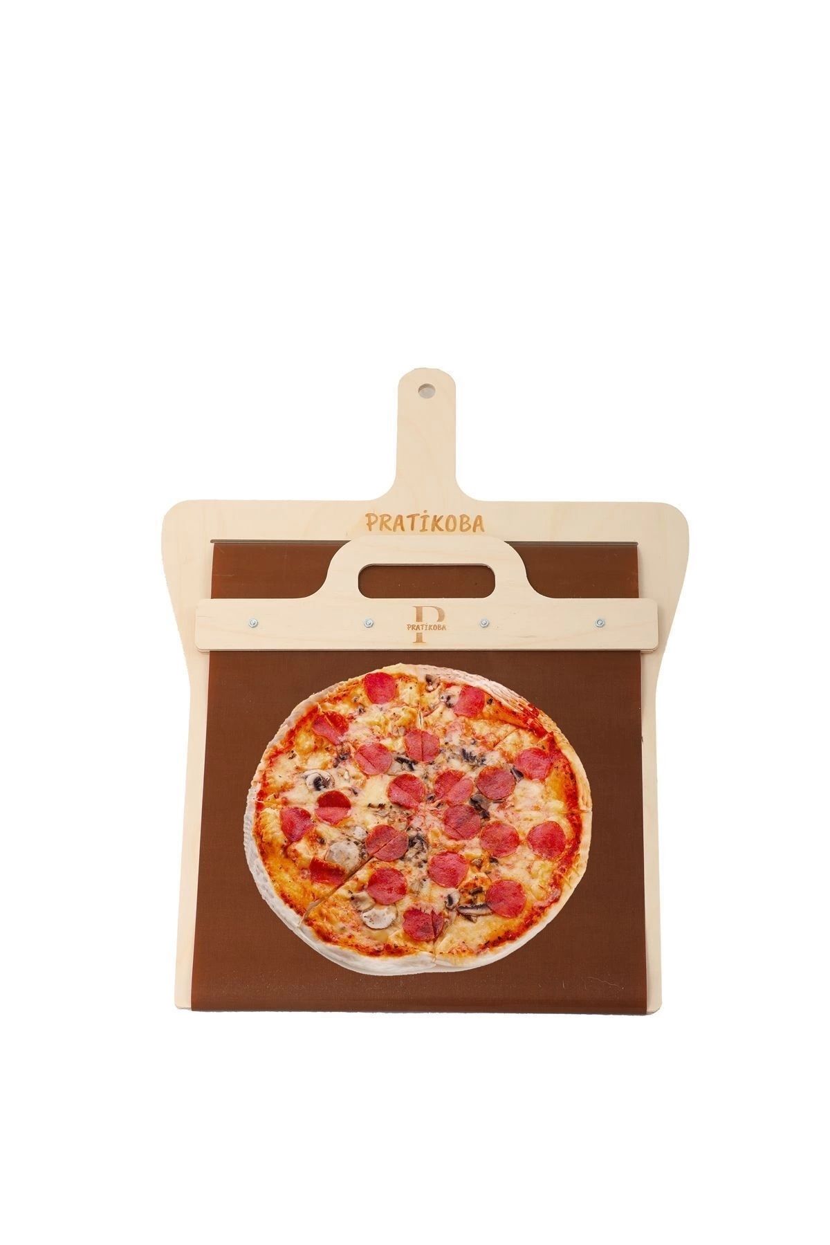 PRATİKOBA Sürgel ( Sürgülü Pizza Küreği ) Lahmacun Küreği Hamur Alma Küreği