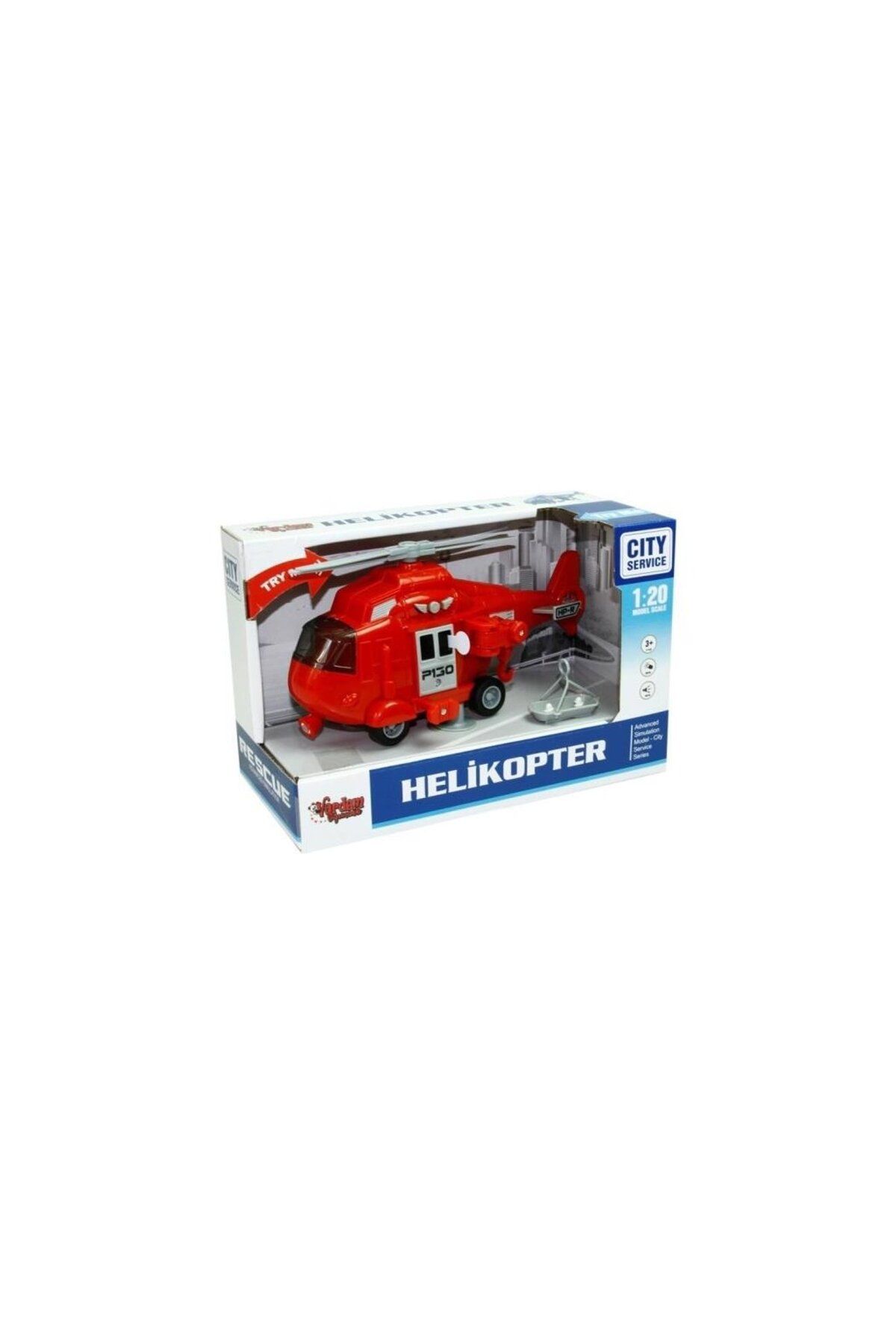 ctoy Oyuncak Sesli Ve Pilli Kurtarma Helikopter 1:20 WY760D