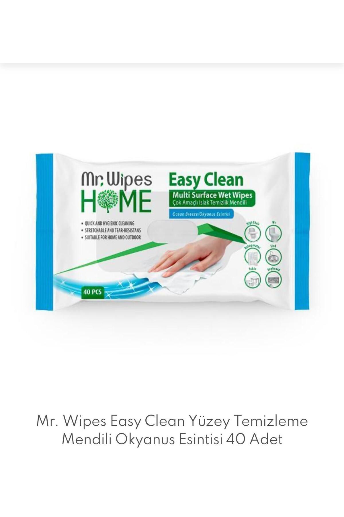 Farmasi Mr.Wipes Easy Yüzey Temizleme Mendili Okyanus Kokulu 40 pcs