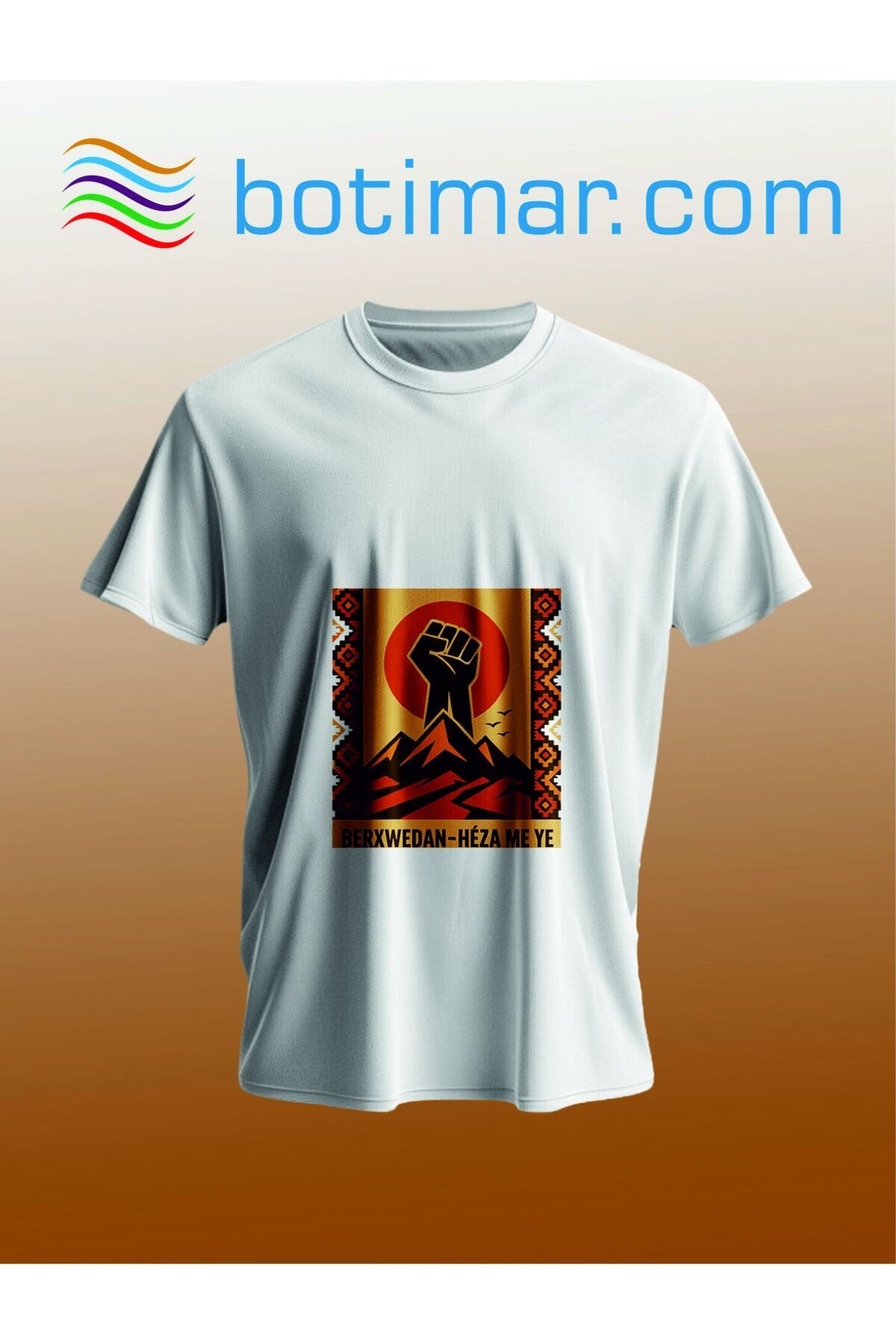 botimar ÖZGÜRLÜK TEMALI TASARIM T-SHIRT-m