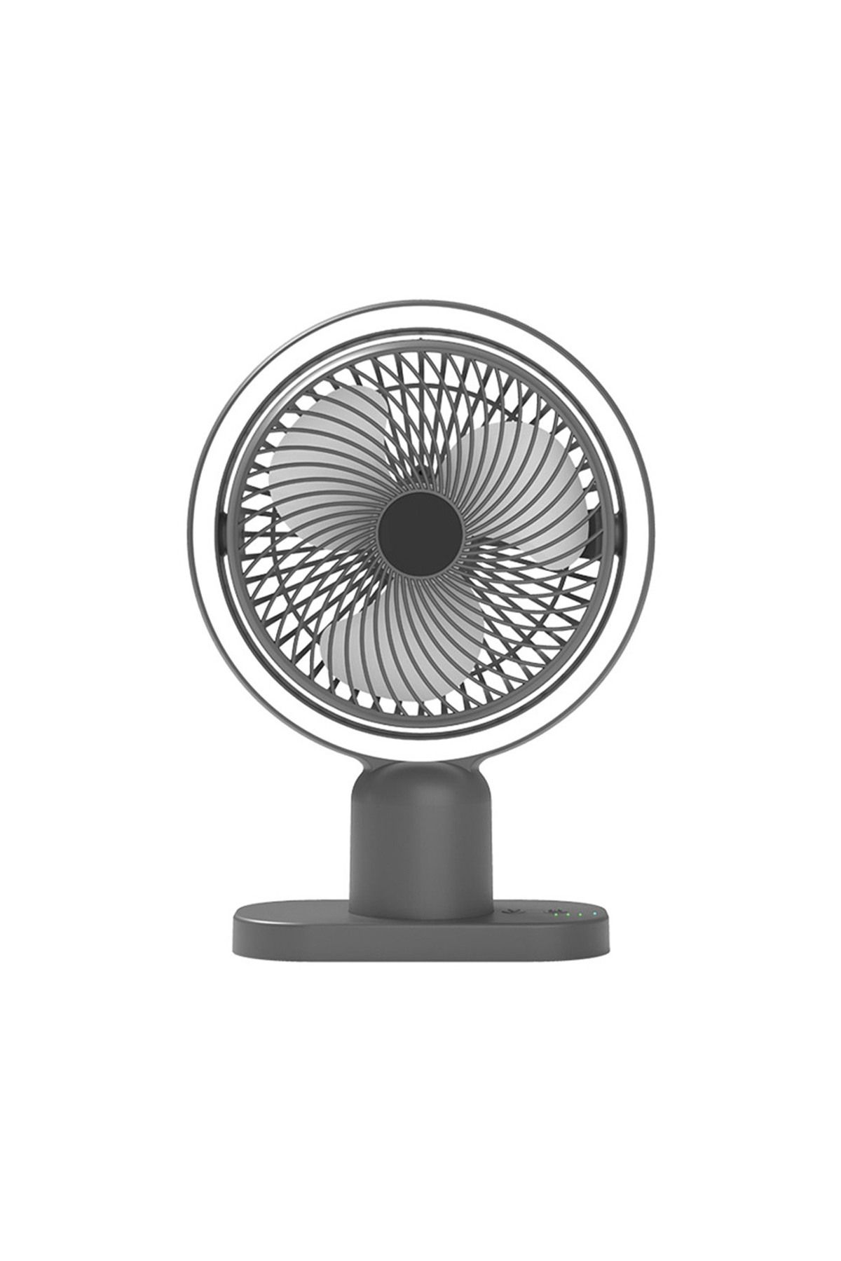 ET-LIFE-Multi-Functional Portable Rechargeable Fan With Dimmable Lighting Lamp, Table fan,Makeup lamp 1