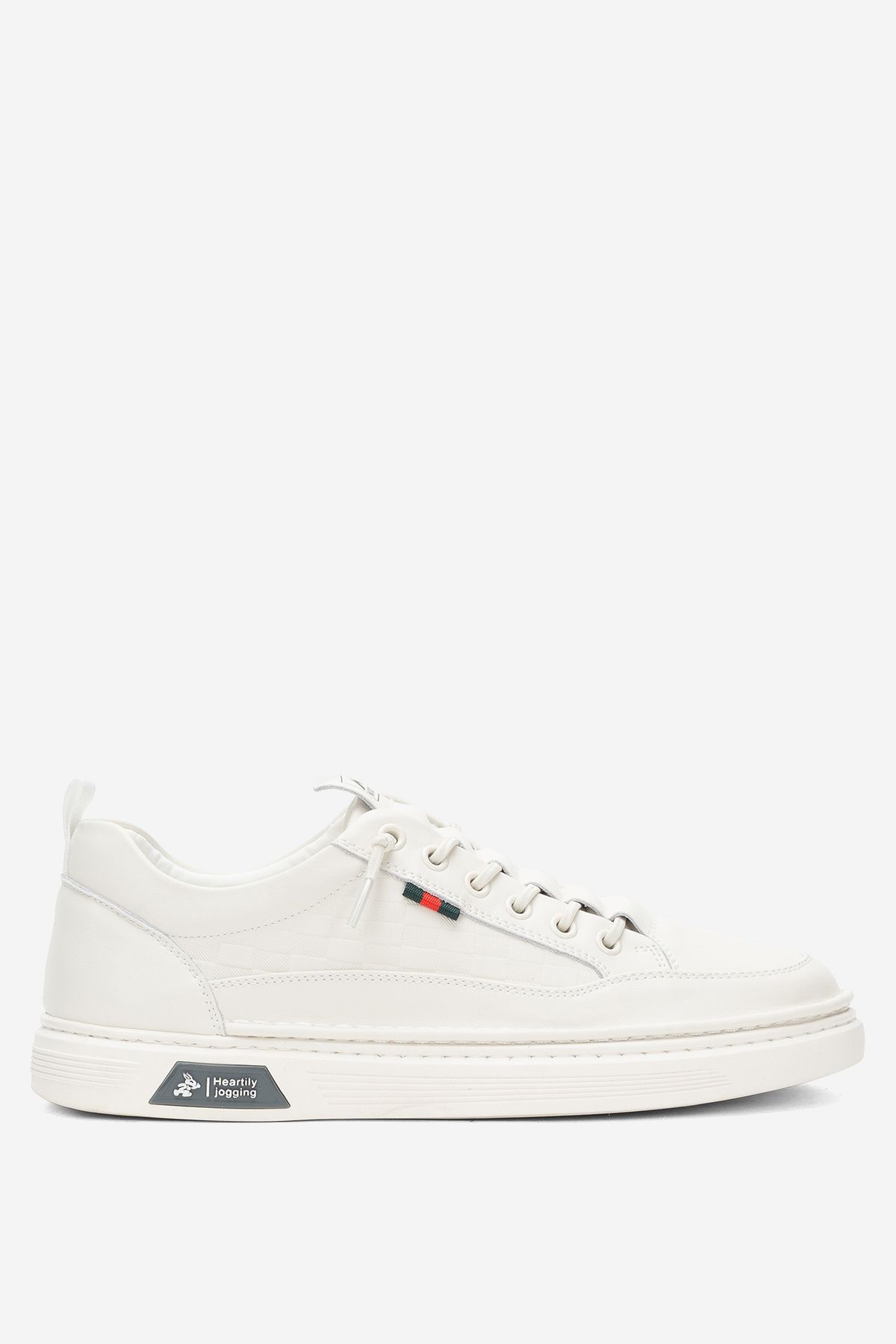 MARCOMEN Erkek Rahat Taban Lastik Bağcıklı Sneaker Gerçek Deri MC 19039 BEYAZ