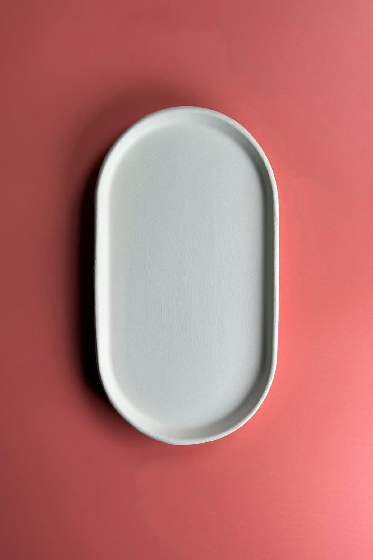 Ceramingo Fika Sunumluk - Seramik Bisküvi - Küçük (Ham Ürün)