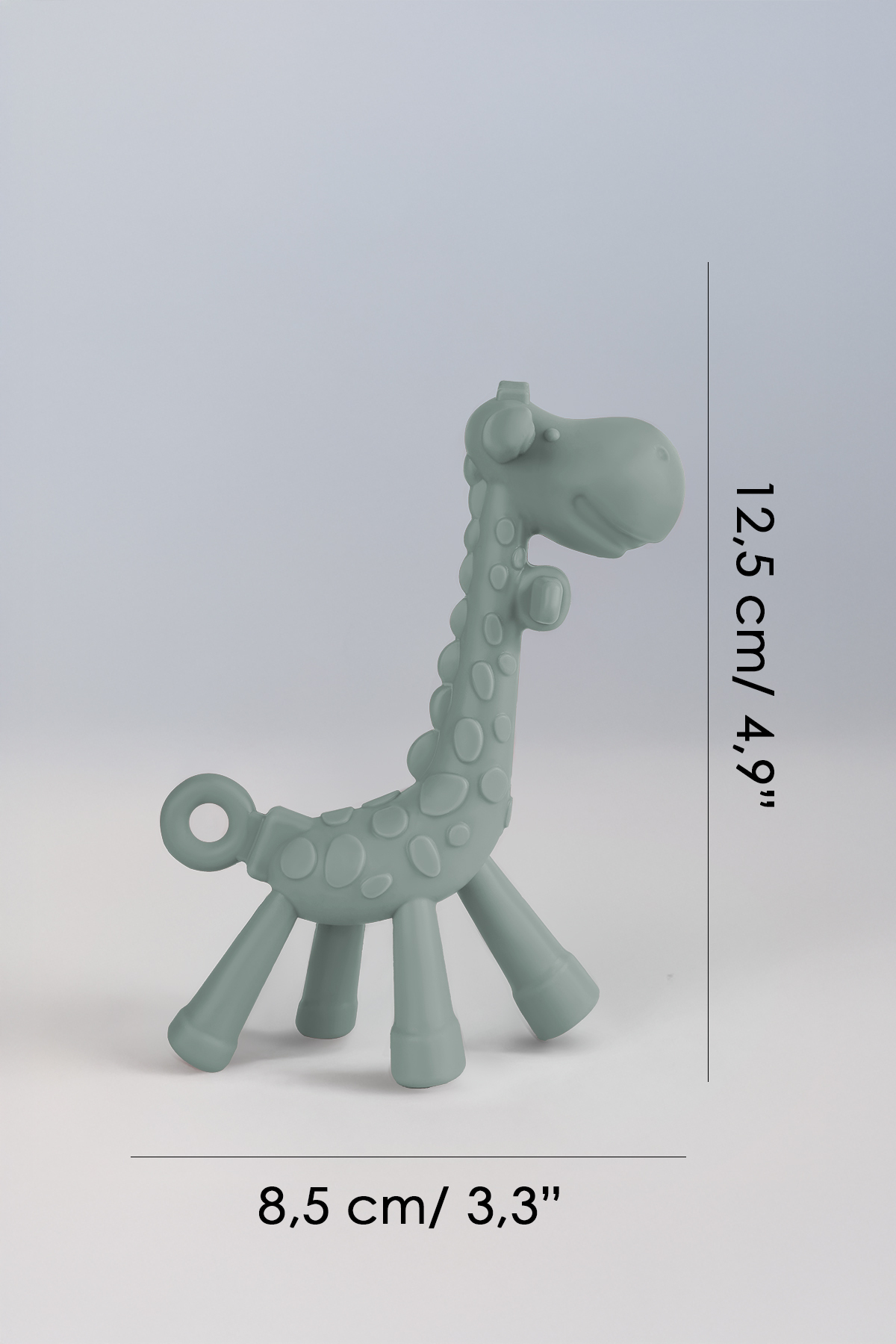 Meleni Baby 3'lü Silikon Diş Kaşıyıcı Set - Kaktüs Zürafa Figürlü Diş Kaşıyıcı Bebek Diş Kaşıma Emziği Yeşil fotoğrafı 6 (önizleme)