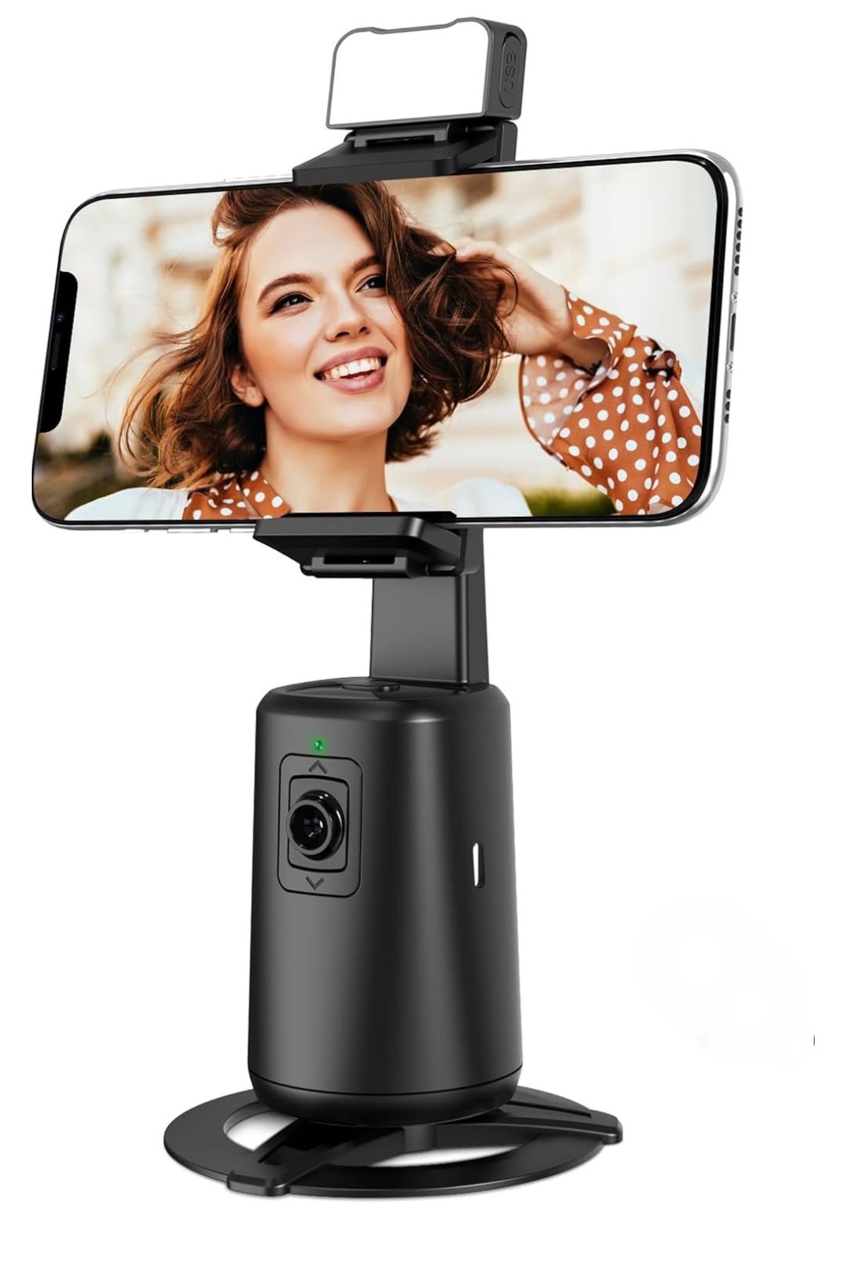 Enshall Gimbal Yüz Takip Telefon Sabitleyici 360° Video Canlı Yayın Akıllı Tripod Direk Bağlantı