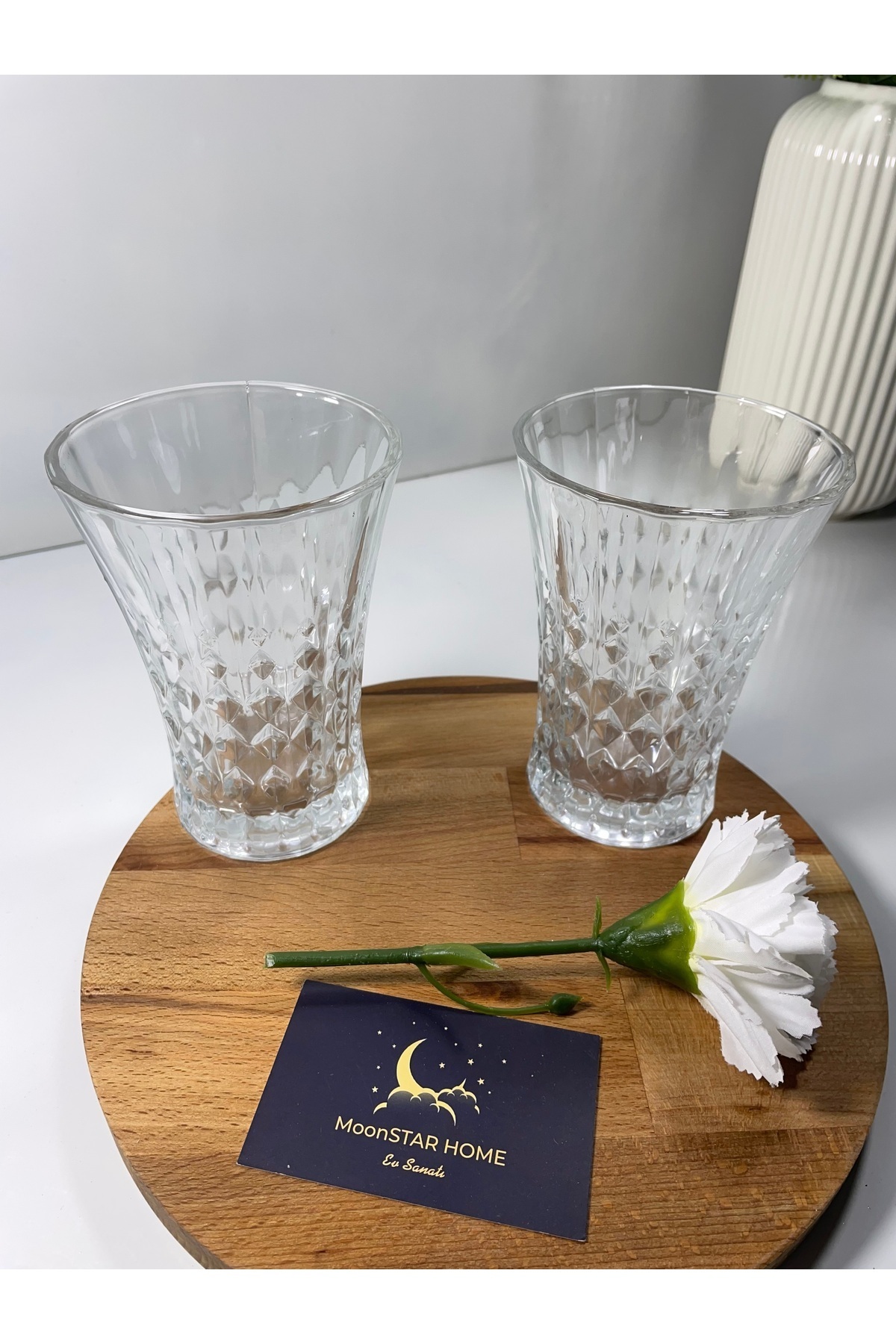 ORTAKÖY CENNETİ Stephanie 4'lü Meşrubat Bardağı Seti 342 ml