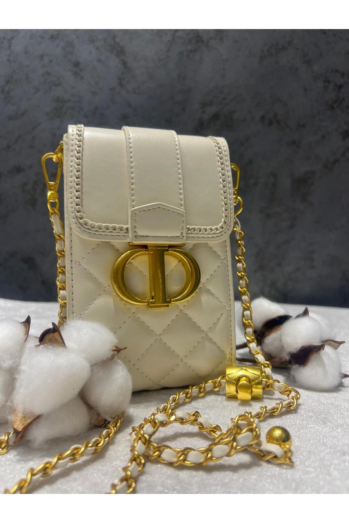 Htcbutikaksesur BEJ GOLD DETAYLI PORTFÖY ÇANTA